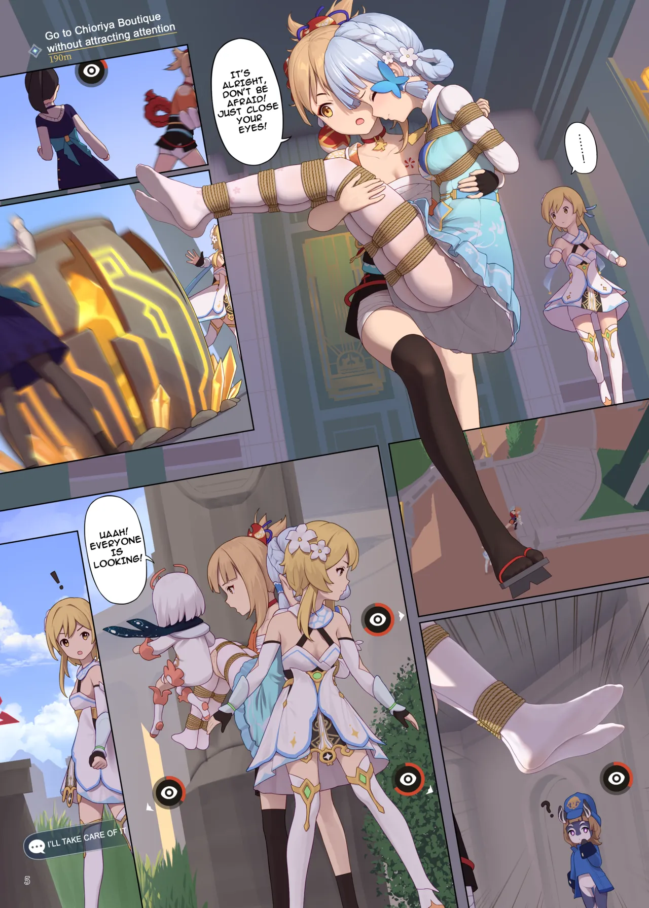 [Himitsu] En no Ori Ito (Genshin Impact) [English] image number 5