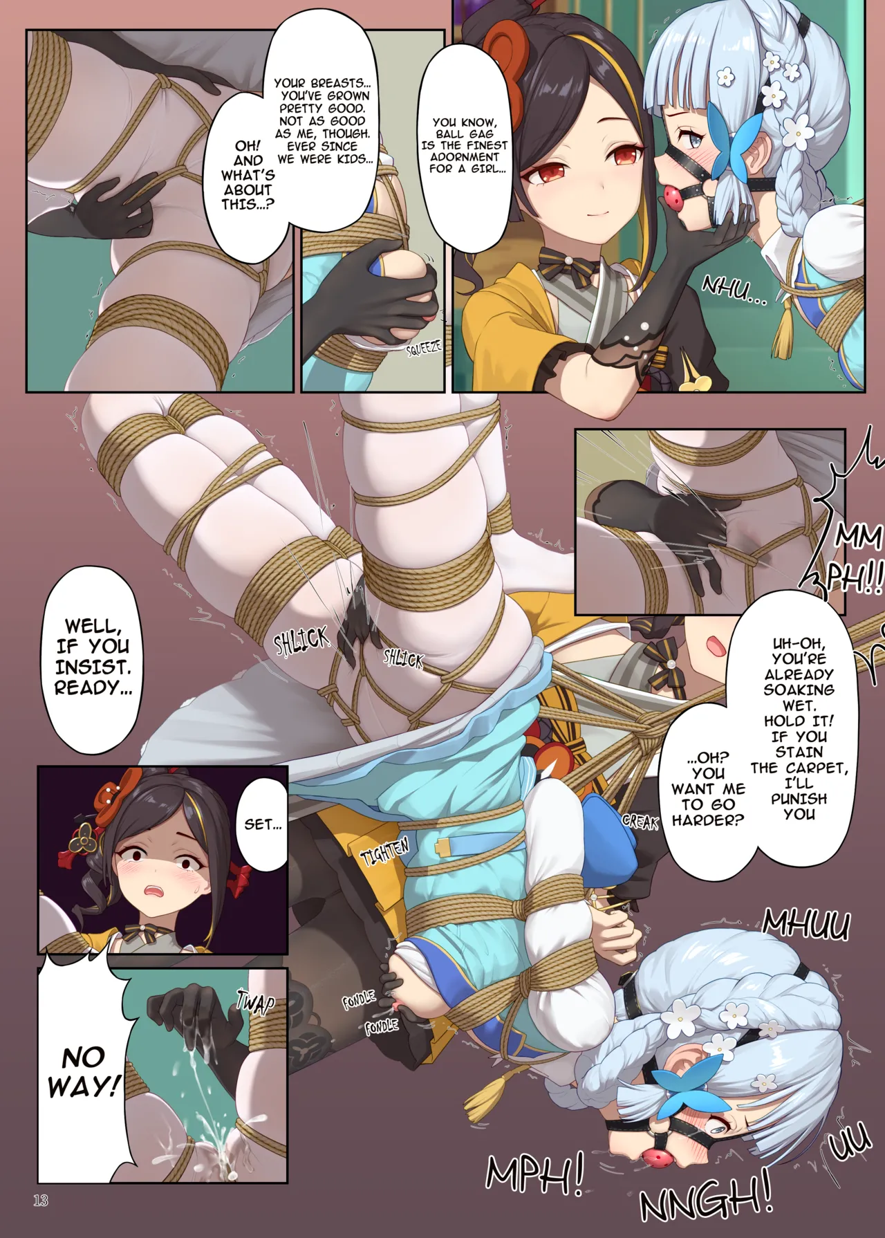 [Himitsu] En no Ori Ito (Genshin Impact) [English] image number 13