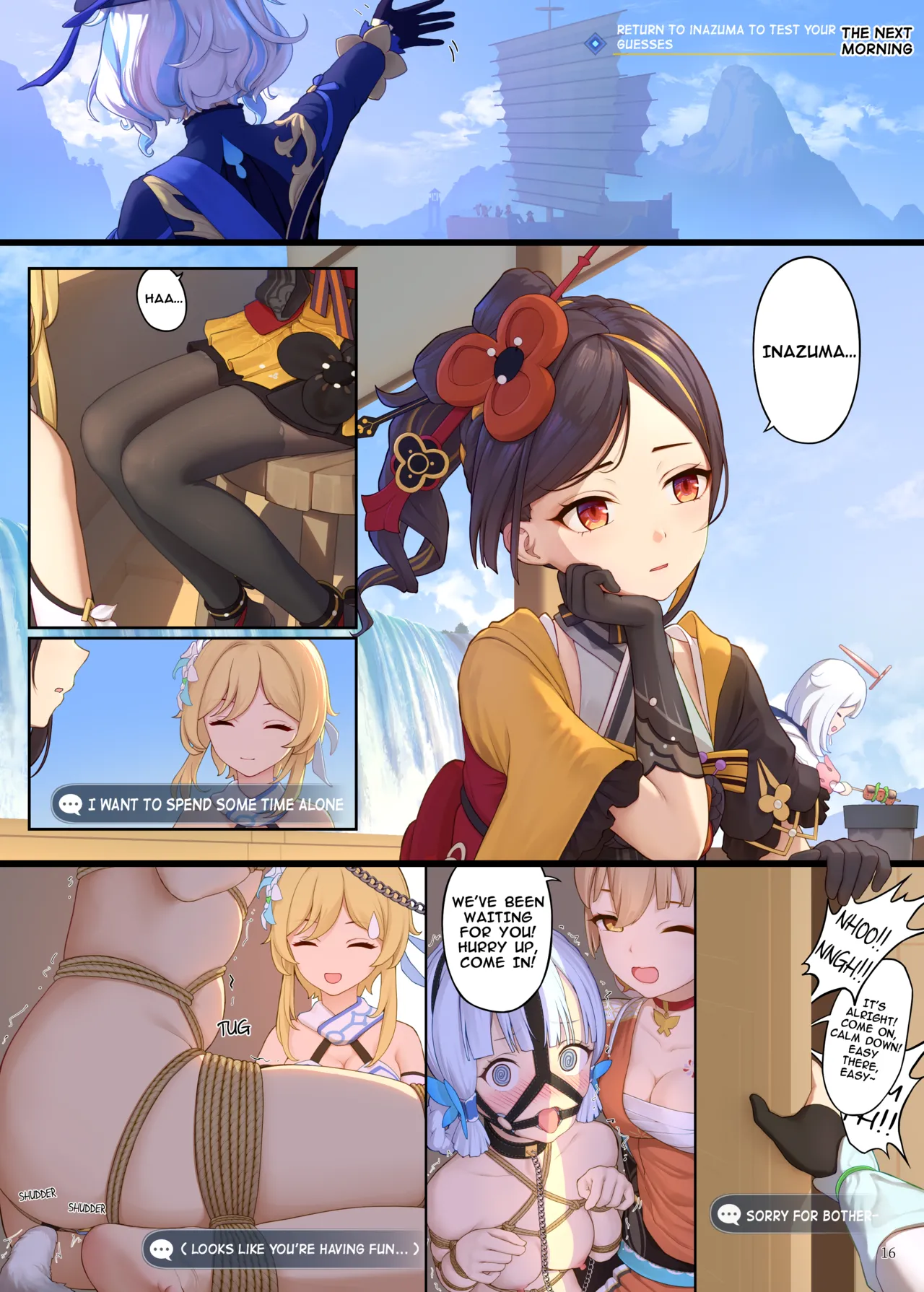 [Himitsu] En no Ori Ito (Genshin Impact) [English] image number 16