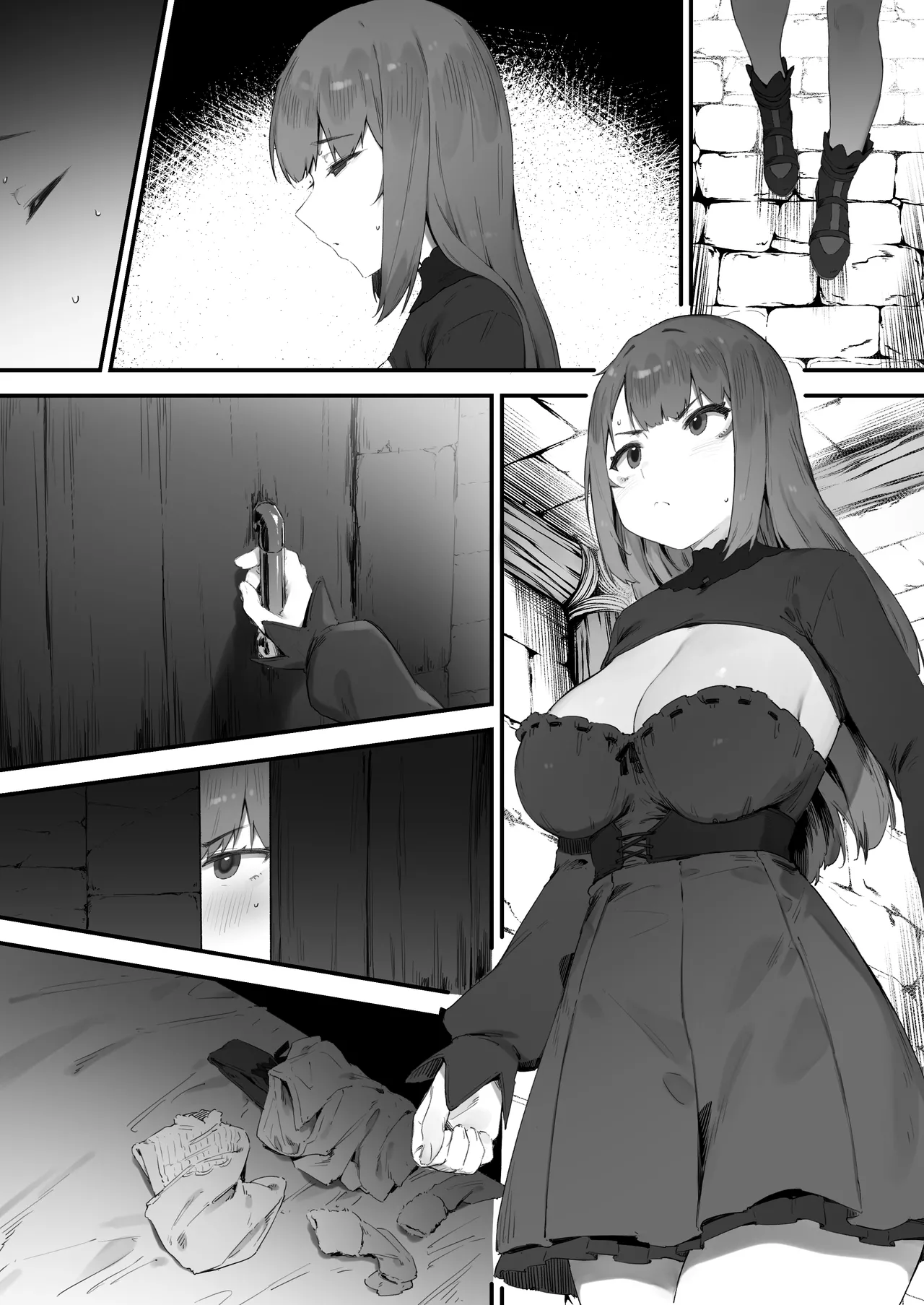 [Nigiri Usagi] Noroi no Sei de MP ga Tarimasen!! 1-8 [Textless] image number 51