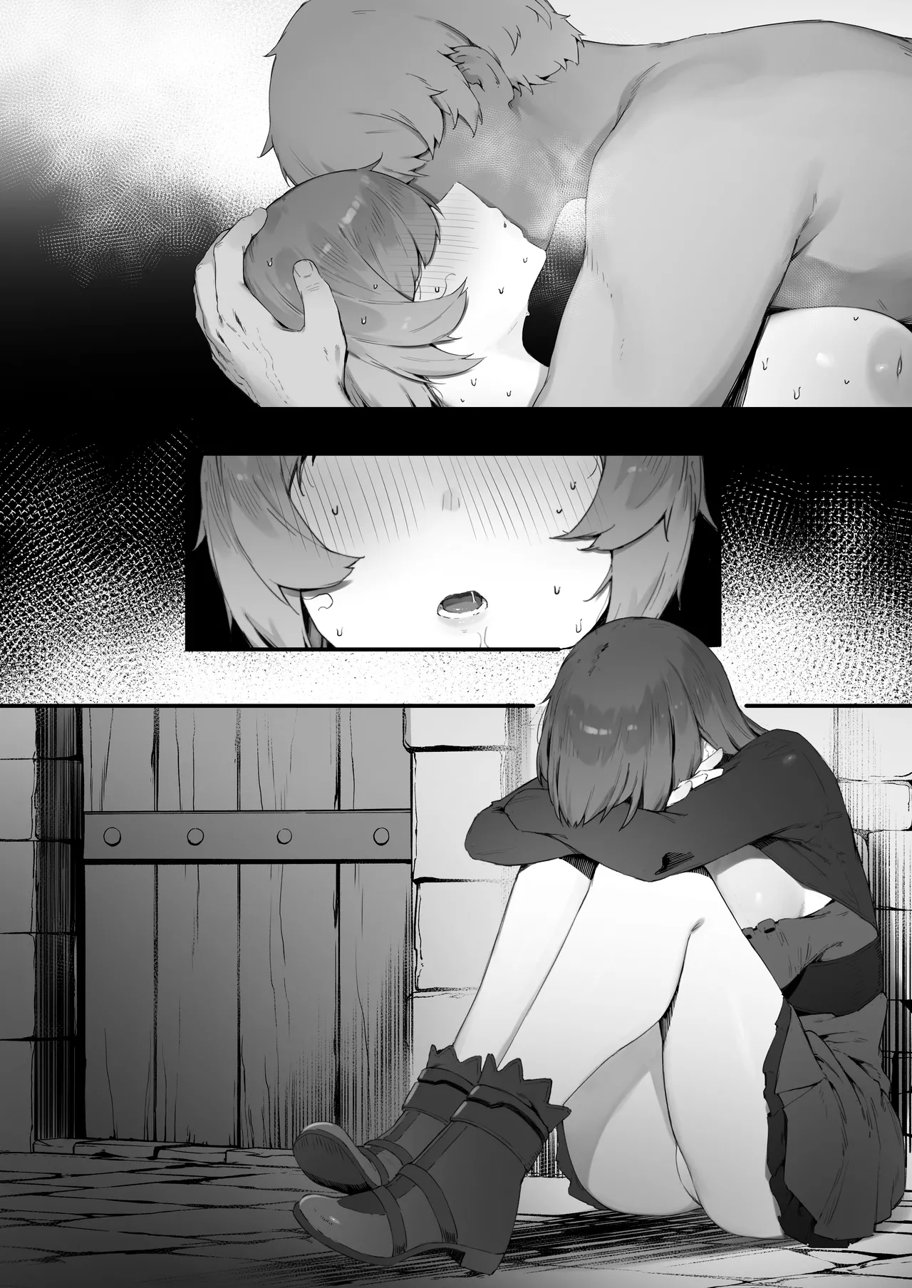 [Nigiri Usagi] Noroi no Sei de MP ga Tarimasen!! 1-8 [Textless] image number 54