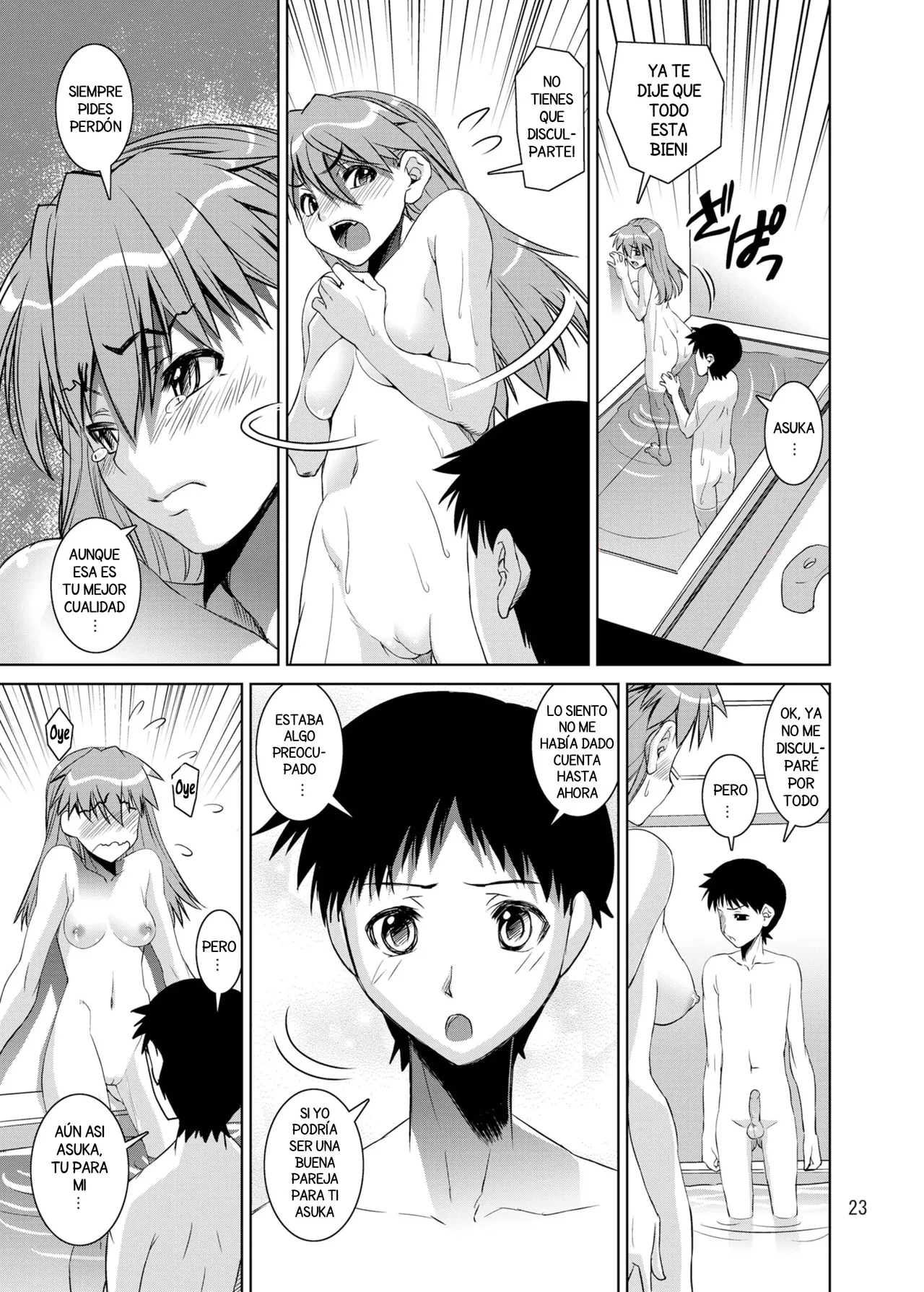 (C77) [Katamari-ya (Shinama)] Eva Shiki (Neon Genesis Evangelion) [Spanish] [Harenchi no Fansub] numero di immagine  23