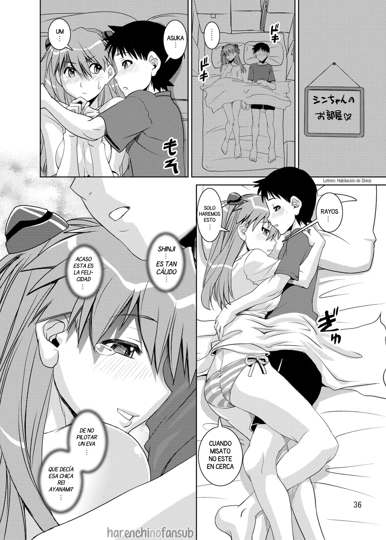 (C77) [Katamari-ya (Shinama)] Eva Shiki (Neon Genesis Evangelion) [Spanish] [Harenchi no Fansub] numero di immagine  36