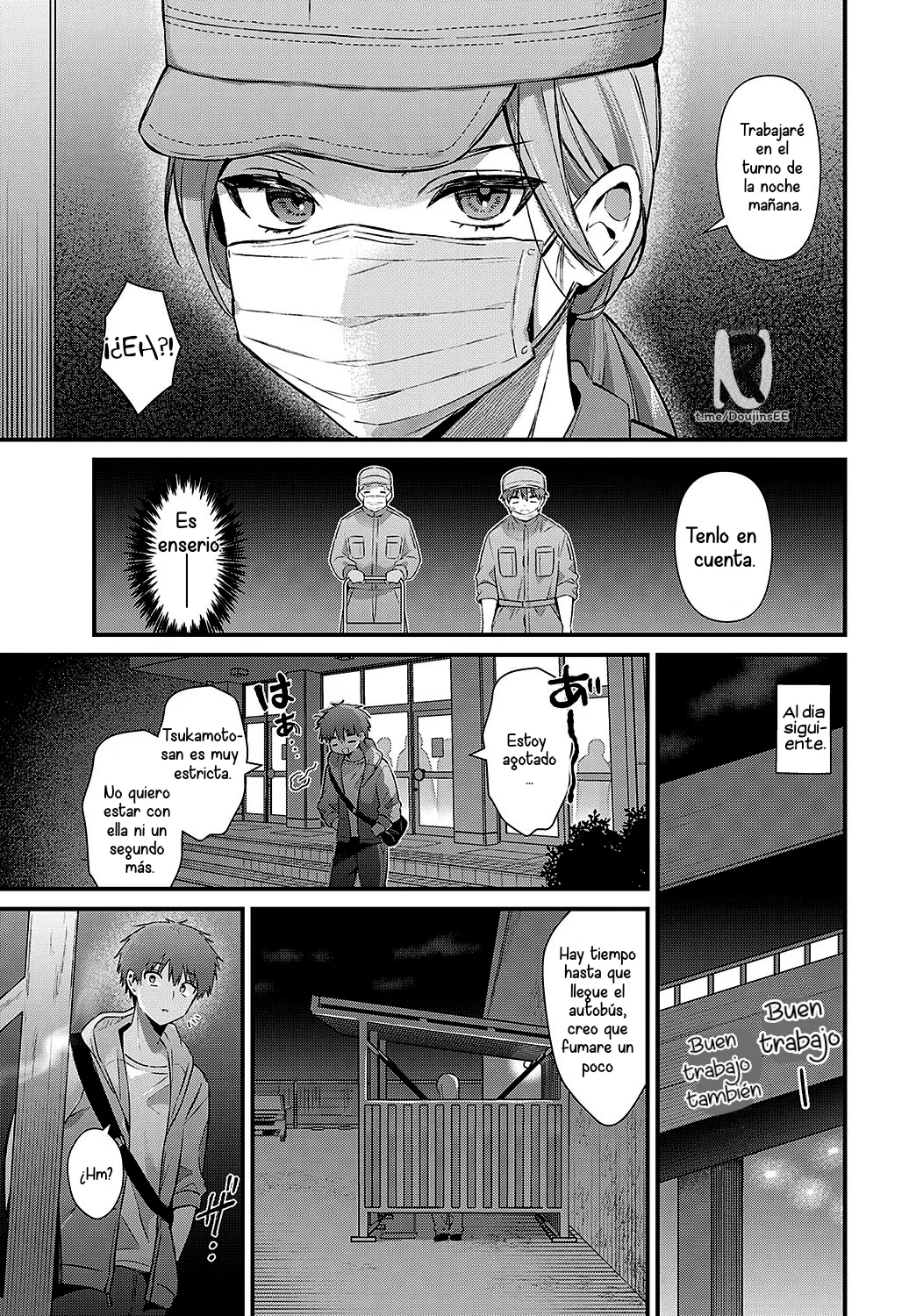 [Mochida Koyubi] Tsukamoto-san no Yoru no Kao | El rostro nocturno de Tsukamoto-san (COMIC Anthurium 2025-02) [Spanish] [Riokni] [Digital] image number 3