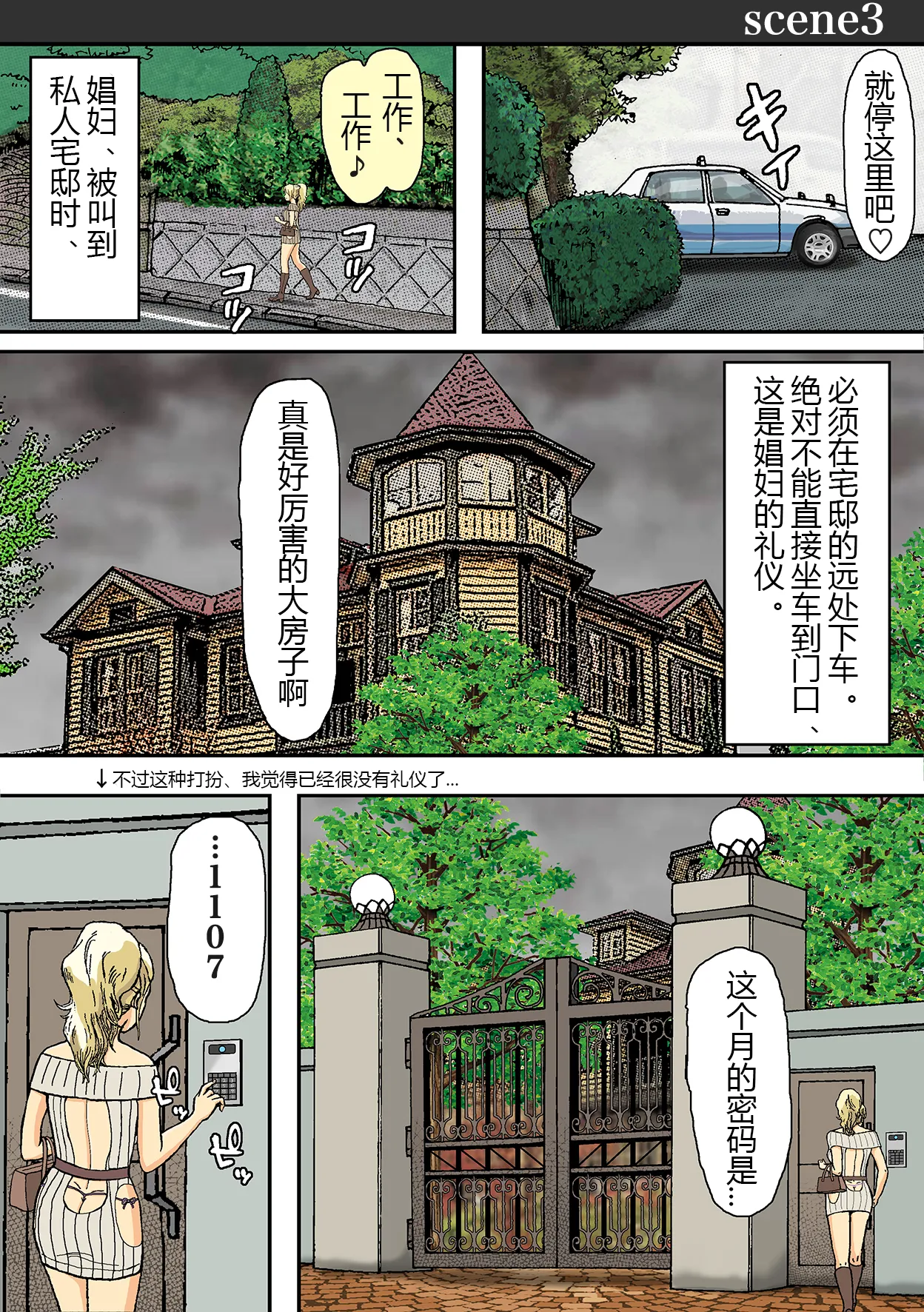 [B Kaiman] Newhalf Mazo Shoufu no Shiriana wa Namaniku Onahole nano yo [Chinese] [有条色狼汉化] numero di immagine  19