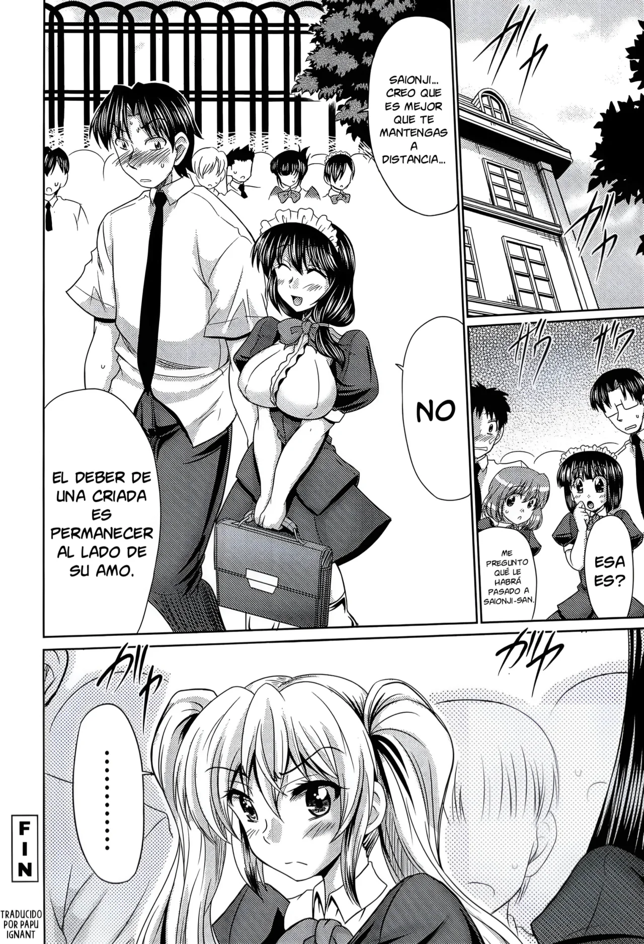 [Warashibe] Class YoMaid - She is My ClassMaid Cap. 1-8 [Spanish] [El Papu Ignant] [Digital] numero di immagine  63