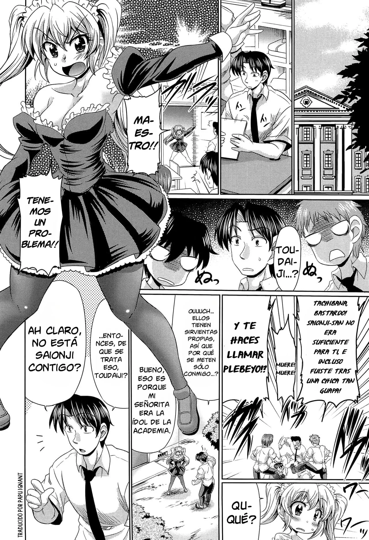 [Warashibe] Class YoMaid - She is My ClassMaid Cap. 1-8 [Spanish] [El Papu Ignant] [Digital] numero di immagine  83