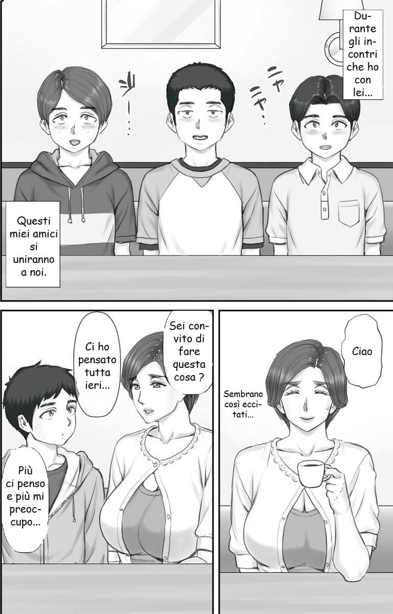 [Ponkotsu Damashii] Boku no Kanojo wa 40-sai no Hitozuma 3 ~Rankou Hen~ Saishuuwa | La Mia Ragazza è Amica di Mia Mamma 3 [Italian] Bildnummer 36