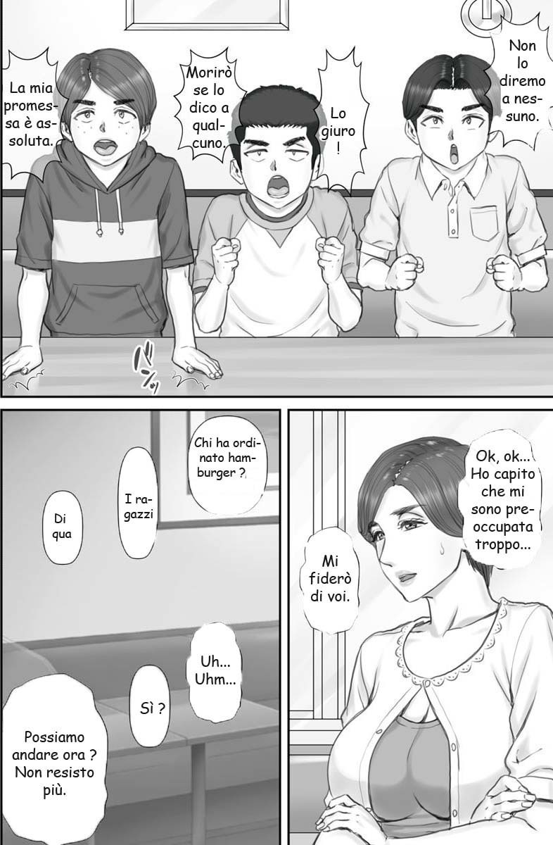 [Ponkotsu Damashii] Boku no Kanojo wa 40-sai no Hitozuma 3 ~Rankou Hen~ Saishuuwa | La Mia Ragazza è Amica di Mia Mamma 3 [Italian] Bildnummer 38