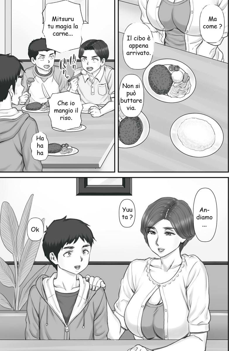 [Ponkotsu Damashii] Boku no Kanojo wa 40-sai no Hitozuma 3 ~Rankou Hen~ Saishuuwa | La Mia Ragazza è Amica di Mia Mamma 3 [Italian] Bildnummer 39