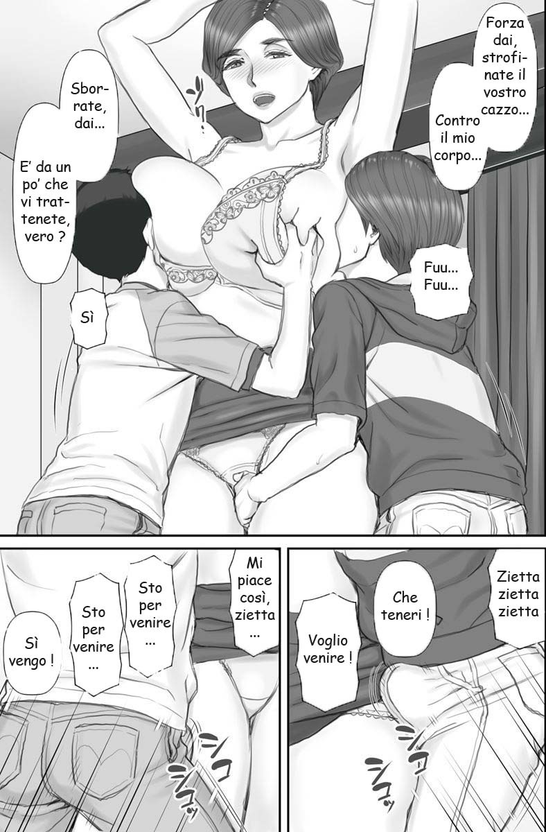 [Ponkotsu Damashii] Boku no Kanojo wa 40-sai no Hitozuma 3 ~Rankou Hen~ Saishuuwa | La Mia Ragazza è Amica di Mia Mamma 3 [Italian] Bildnummer 45