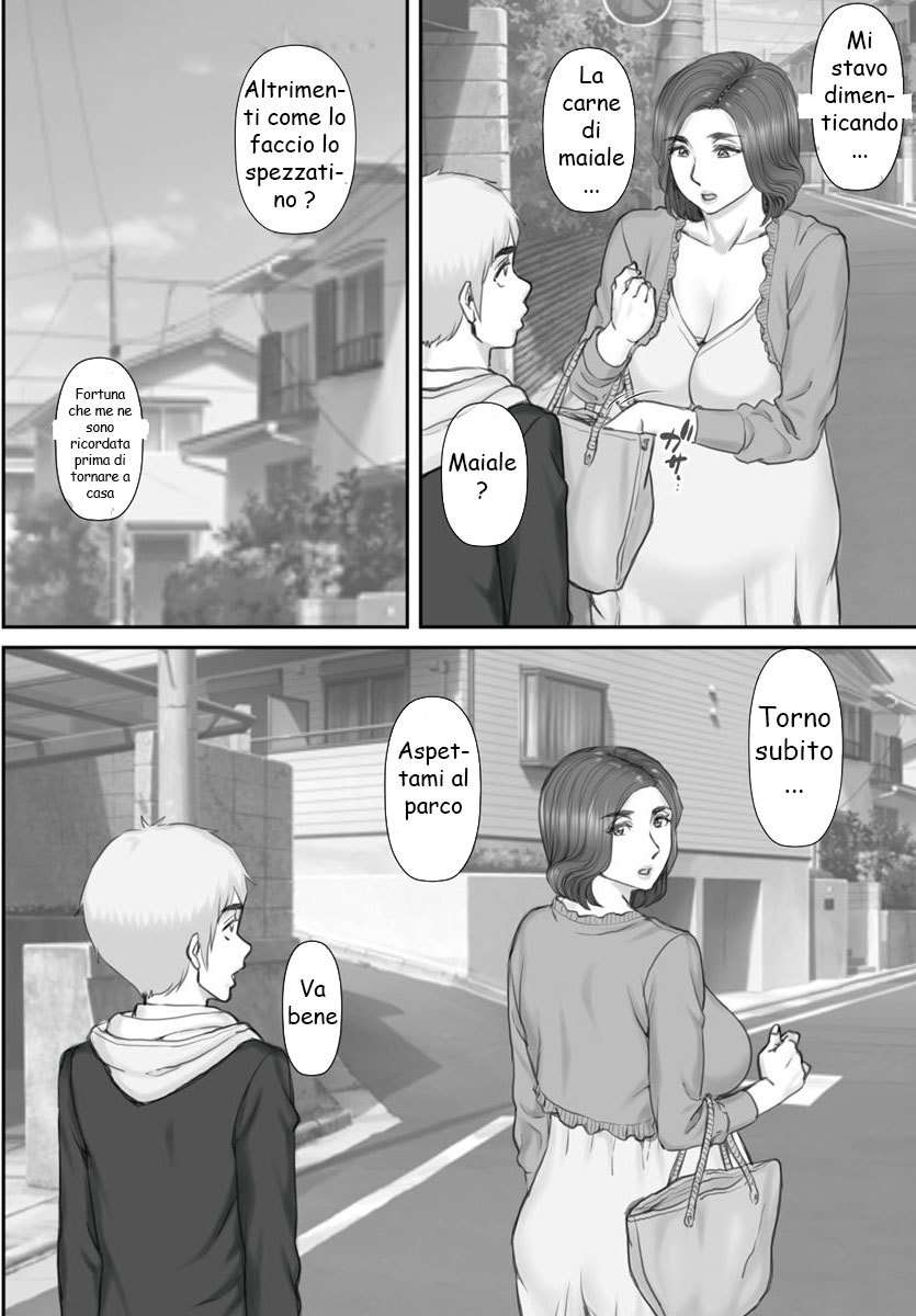 [Ponkotsu Damashii] Boku no Kanojo wa 40-sai no Hitozuma 3 ~Rankou Hen~ Saishuuwa | La Mia Ragazza è Amica di Mia Mamma 3 [Italian] Bildnummer 90