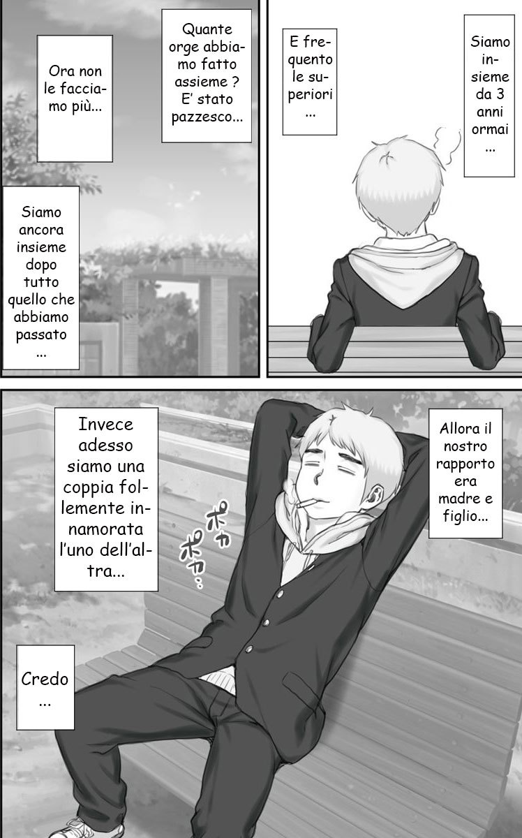 [Ponkotsu Damashii] Boku no Kanojo wa 40-sai no Hitozuma 3 ~Rankou Hen~ Saishuuwa | La Mia Ragazza è Amica di Mia Mamma 3 [Italian] Bildnummer 92