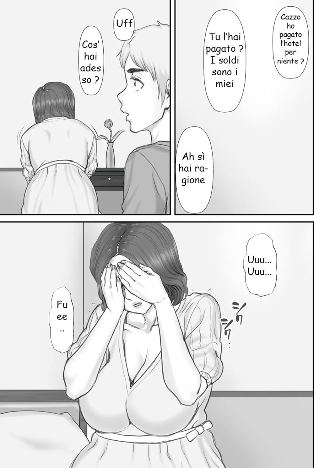 [Ponkotsu Damashii] Boku no Kanojo wa 40-sai no Hitozuma 3 ~Rankou Hen~ Saishuuwa | La Mia Ragazza è Amica di Mia Mamma 3 [Italian] Bildnummer 97