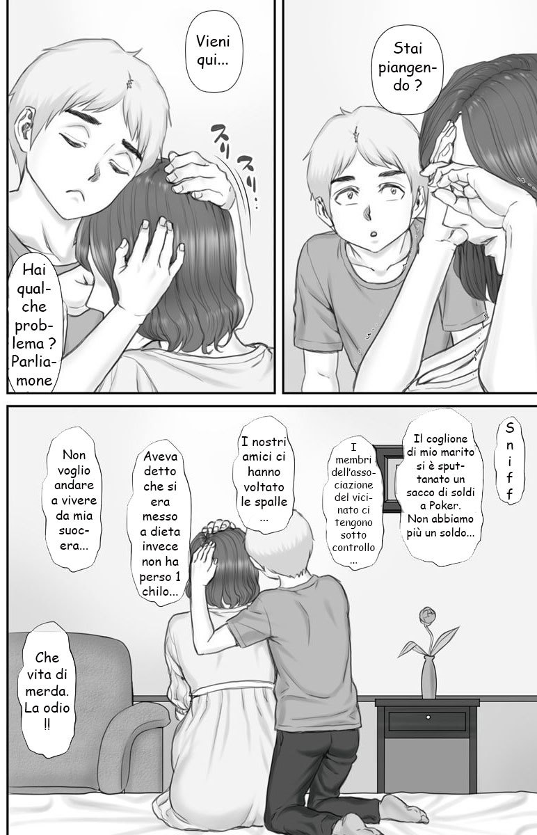 [Ponkotsu Damashii] Boku no Kanojo wa 40-sai no Hitozuma 3 ~Rankou Hen~ Saishuuwa | La Mia Ragazza è Amica di Mia Mamma 3 [Italian] Bildnummer 98