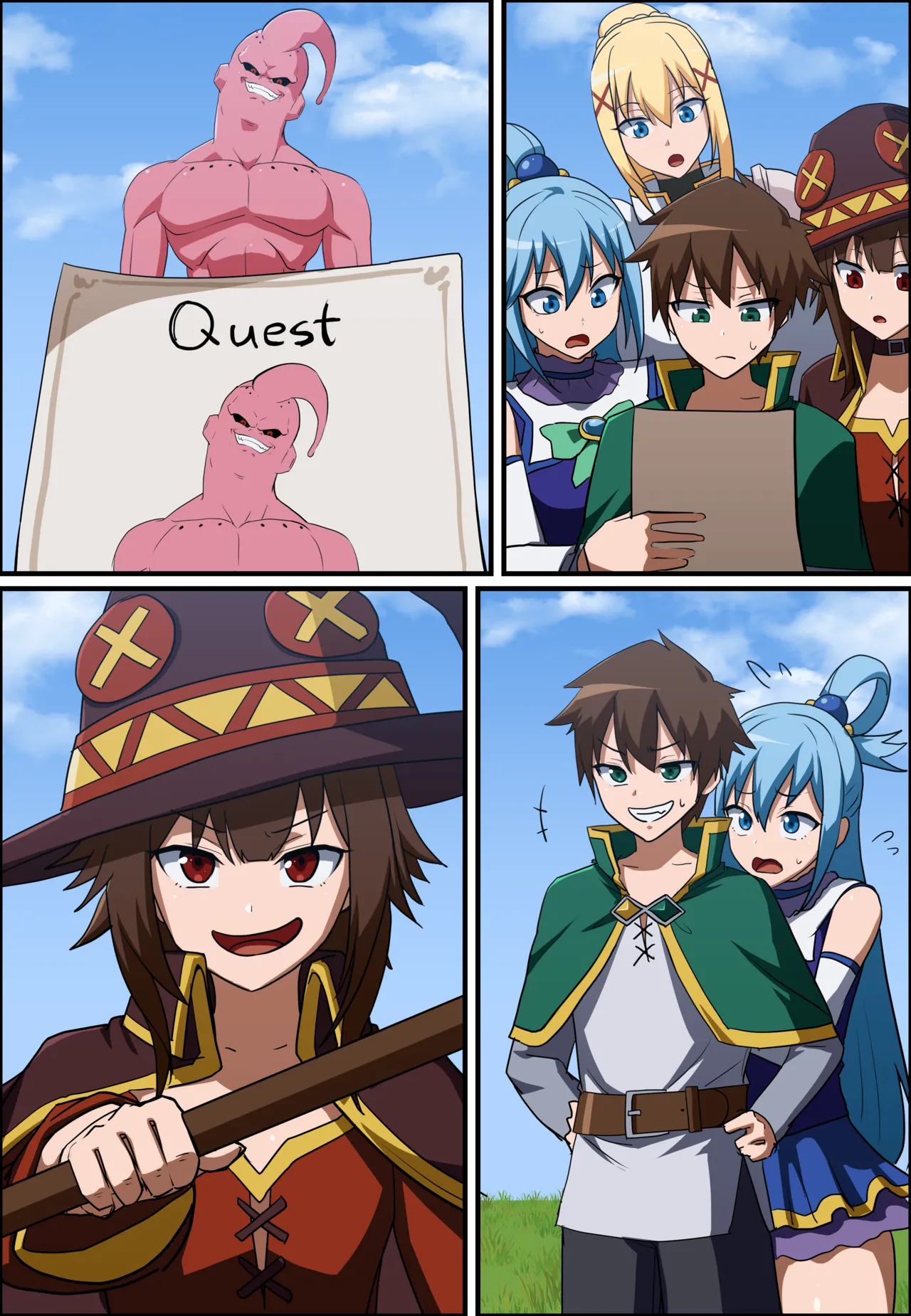 KONOSUBA - Kazuma Satou / Aqua / Megumin / Darkness [part 1-3] │ (Pixiv Fanbox) 图片编号 3