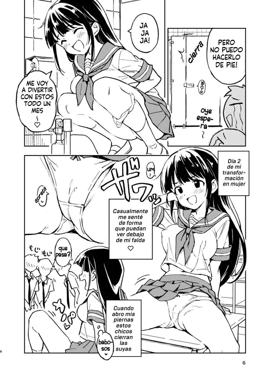 [Mirakoku (Yasumi Mirakichi)] 1-kagetsu Ninshin Shinakereba Otoko ni Modoreru Hanashi 1| Si no te embarazas en 1 mes podras volver a ser hombre Cap.1 [Spanish] [Harenchi no Fansub] numero di immagine  6