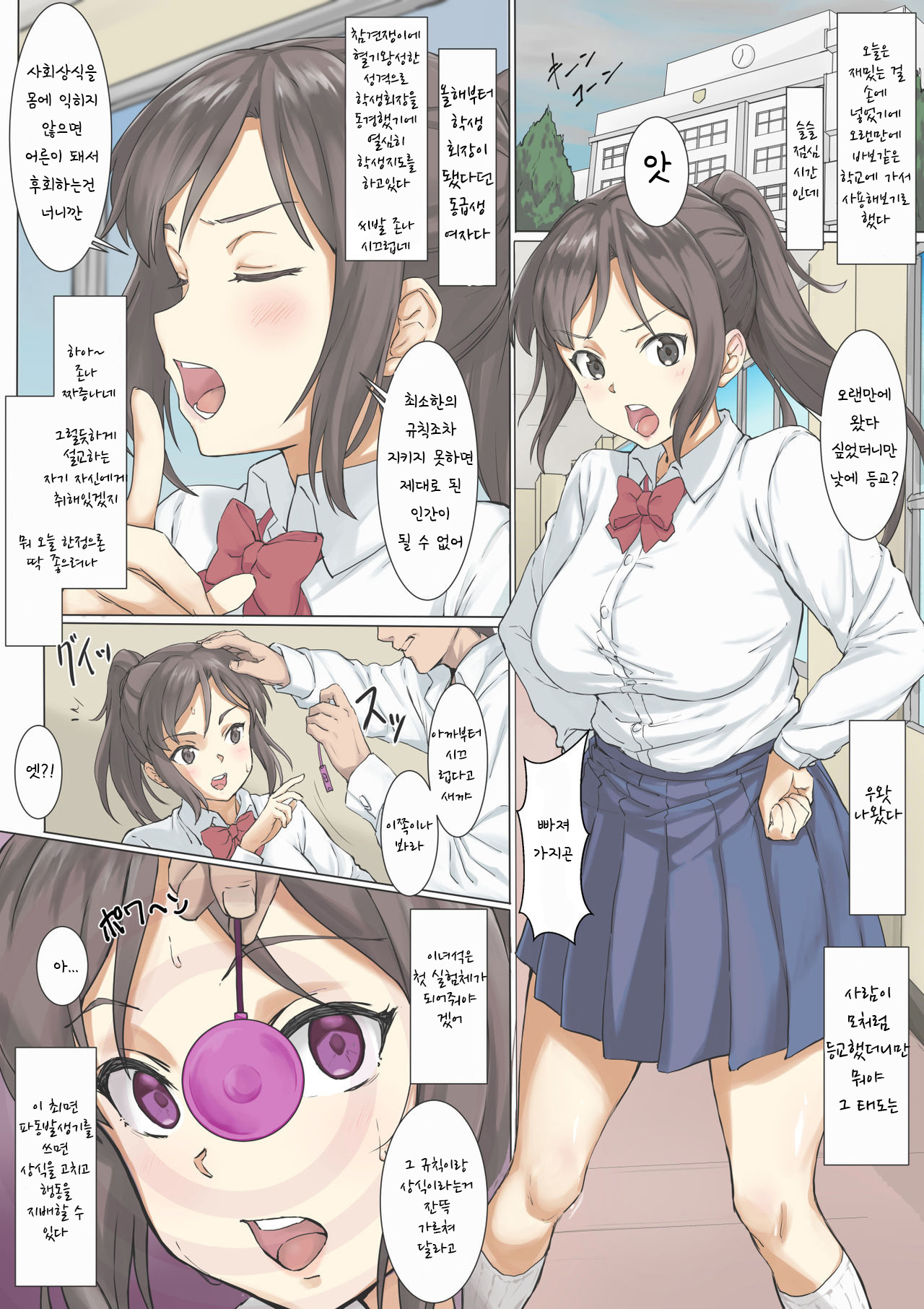 [Tobari Saru] Saimin Seitokaichou | 최면 학생회장 [Korean] изображение № 1