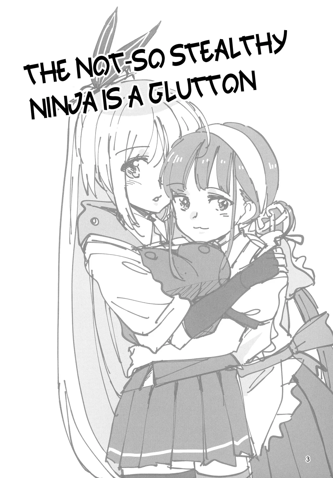 [Gyokusaijima (Sanpatisiki)] Shinobanu Ninja wa Kuishinbou | The Not-So Stealthy Ninja is a Glutton (Heaven Burns Red) [English] [ROSMONTISISLOVE] [Digital] numero di immagine  3