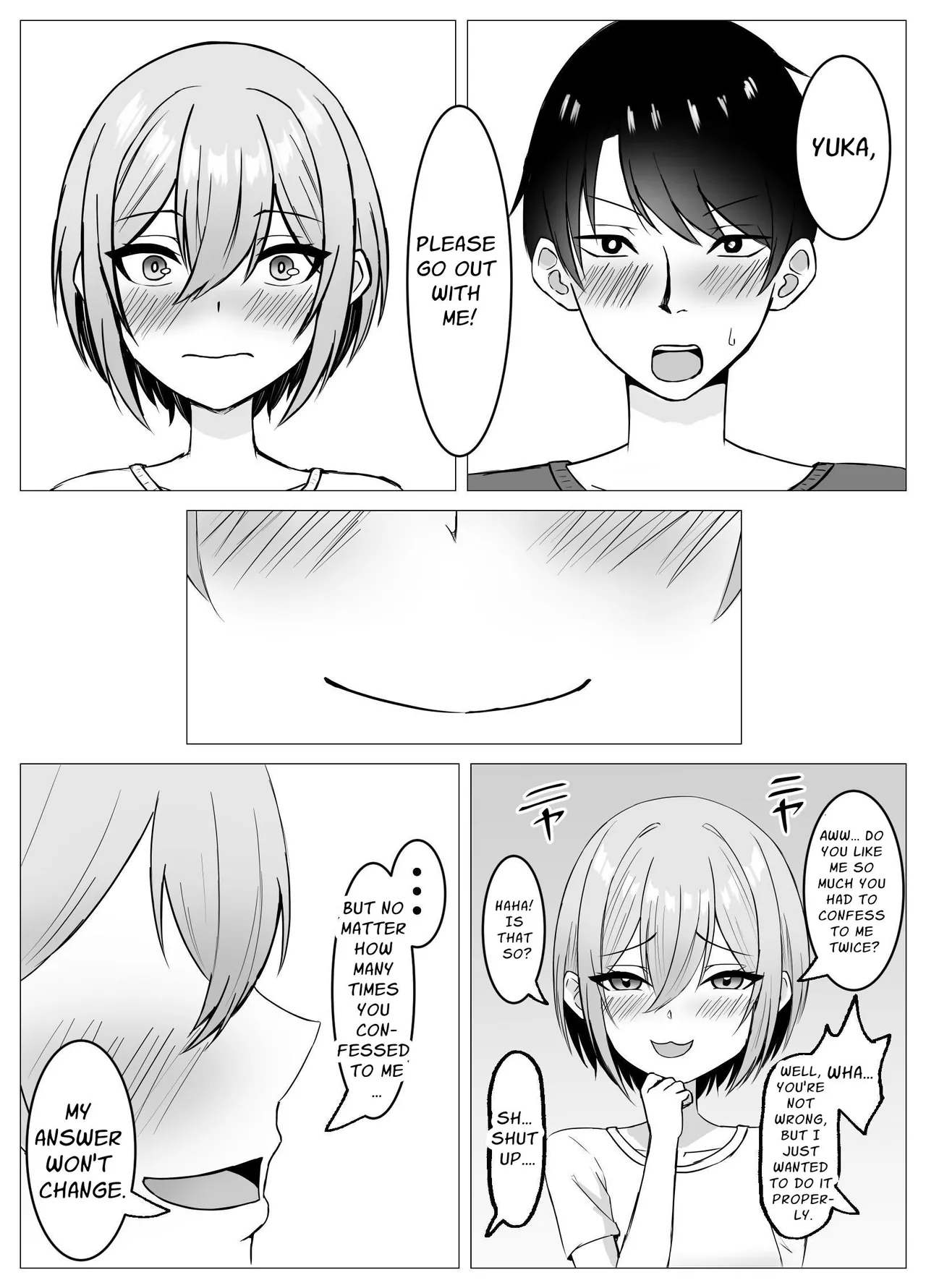 [Satsuki no Usa Koya (Satsuki Usa)] Saikai shita Osananajimi to Issen o Koecchau Hanashi | I Reunited With My Longtime Friend and Crossed the Line [English] [maple] 画像番号 54