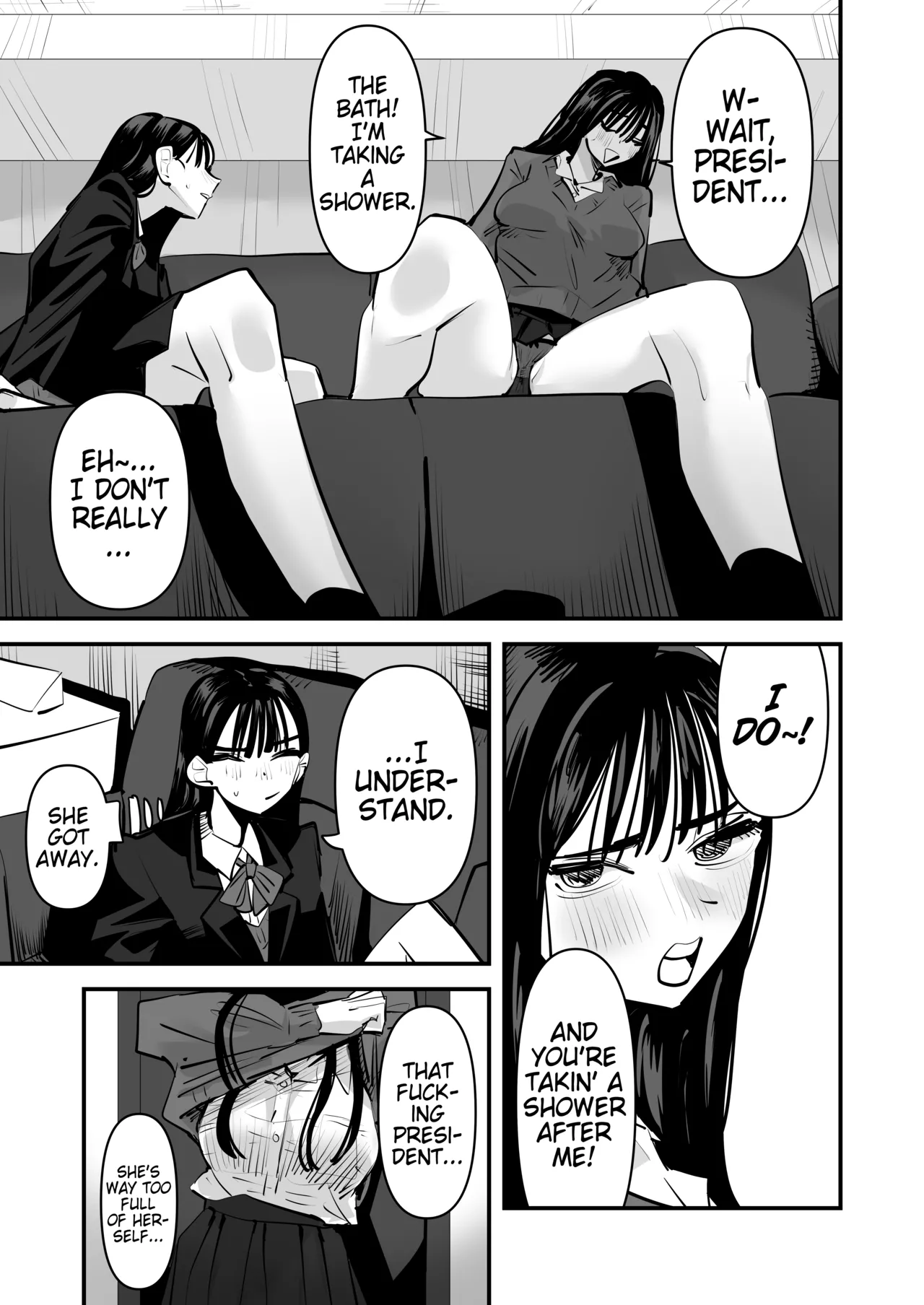 [Aweida] Iincho no Kuse ni Yuri Sex Chou Umakute Maji Mukatsuku | She's Crazy Good at Yuri Sex Despite Being the Student President and it Seriously Pisses Me Off [English] [Pangean] 图片编号 6