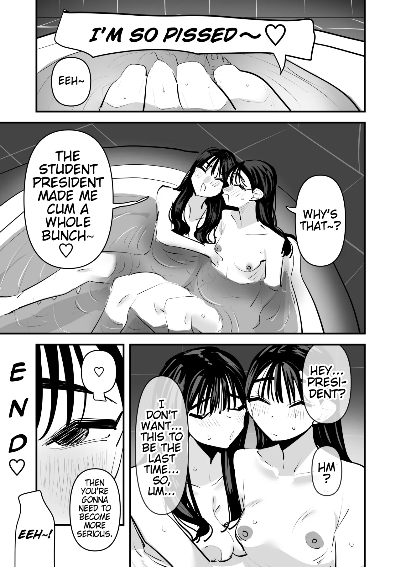 [Aweida] Iincho no Kuse ni Yuri Sex Chou Umakute Maji Mukatsuku | She's Crazy Good at Yuri Sex Despite Being the Student President and it Seriously Pisses Me Off [English] [Pangean] 图片编号 38