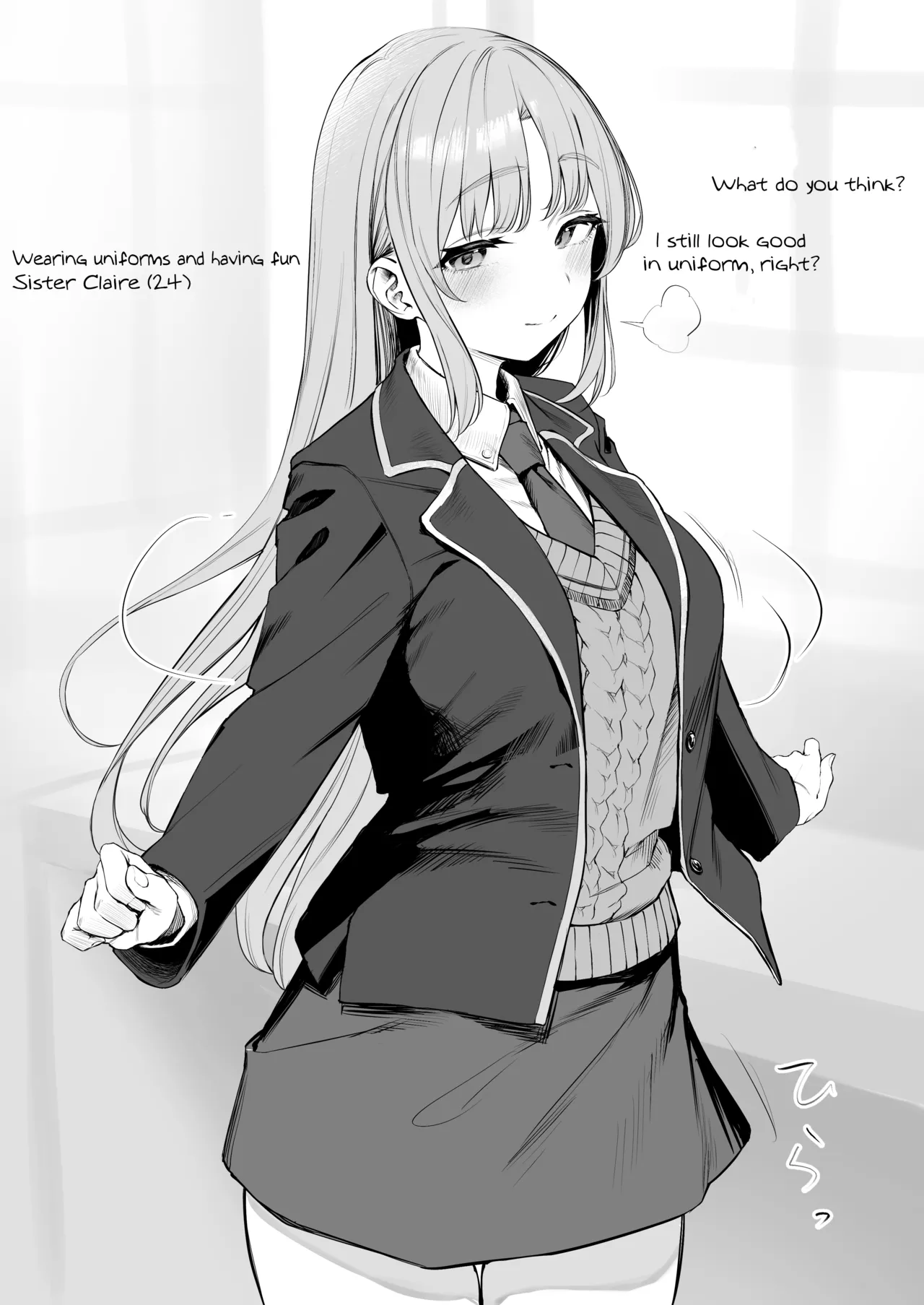 [Kawaraya] Seifuku Claire-san to Sex Suru zo! (Sister Claire) numero di immagine  2