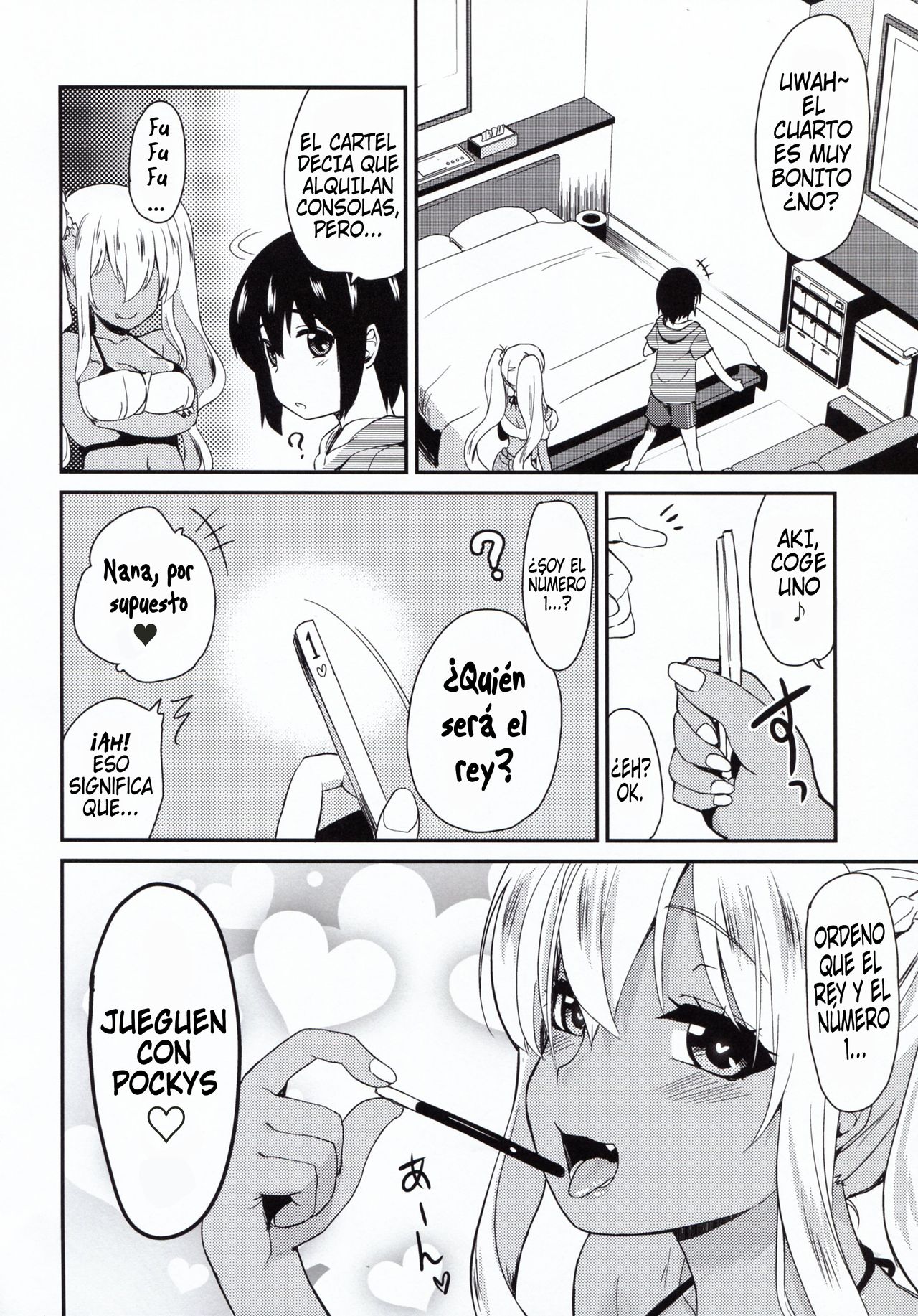 (C94) [Shin Hijiridou Honpo (Hijiri Tsukasa)] Kasshoku JK Onee-san to Futari de Ou-sama Game | Jugando al Rey Dice con una JK Onee-san Bronceada (Sunohara-sou no Kanrinin-san) [Spanish] [Hellsin] изображение № 6