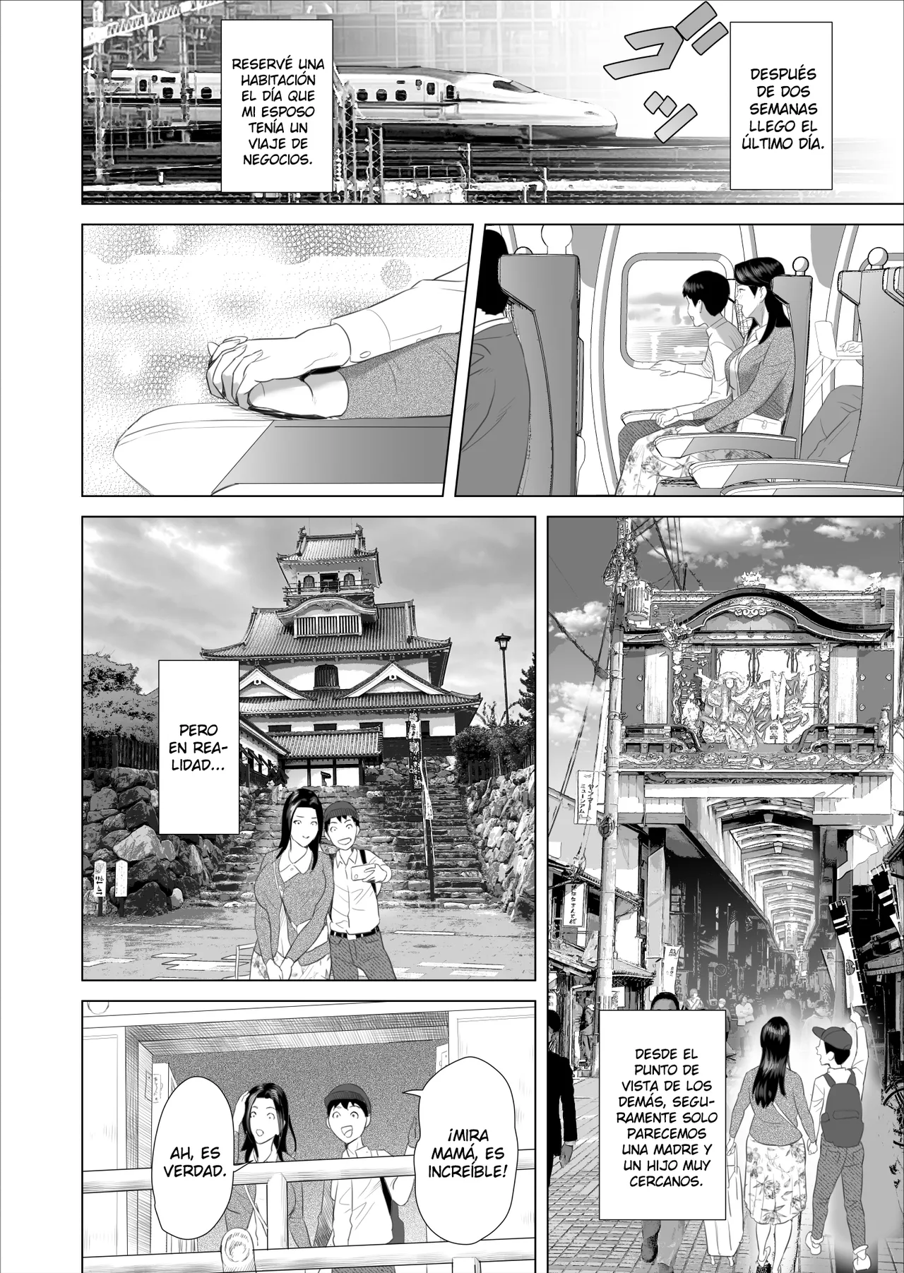 [Hy-dou (Hyji)] Boku ga Okaa-san to Konna Koto ni Nacchau Hanashi 10 Onsen Hen [Spanish] [Kejotan] 图片编号 12