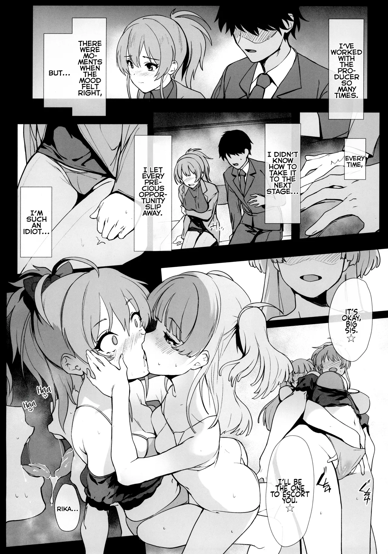 (C103) [Trinity Kyoudan (Yodare)] Jougasaki Mika no Shimai Jijou | Mika Jougasaki's Sisterly Dilemma (THE IDOLM@STER CINDERELLA GIRLS) [English] imagen número 6
