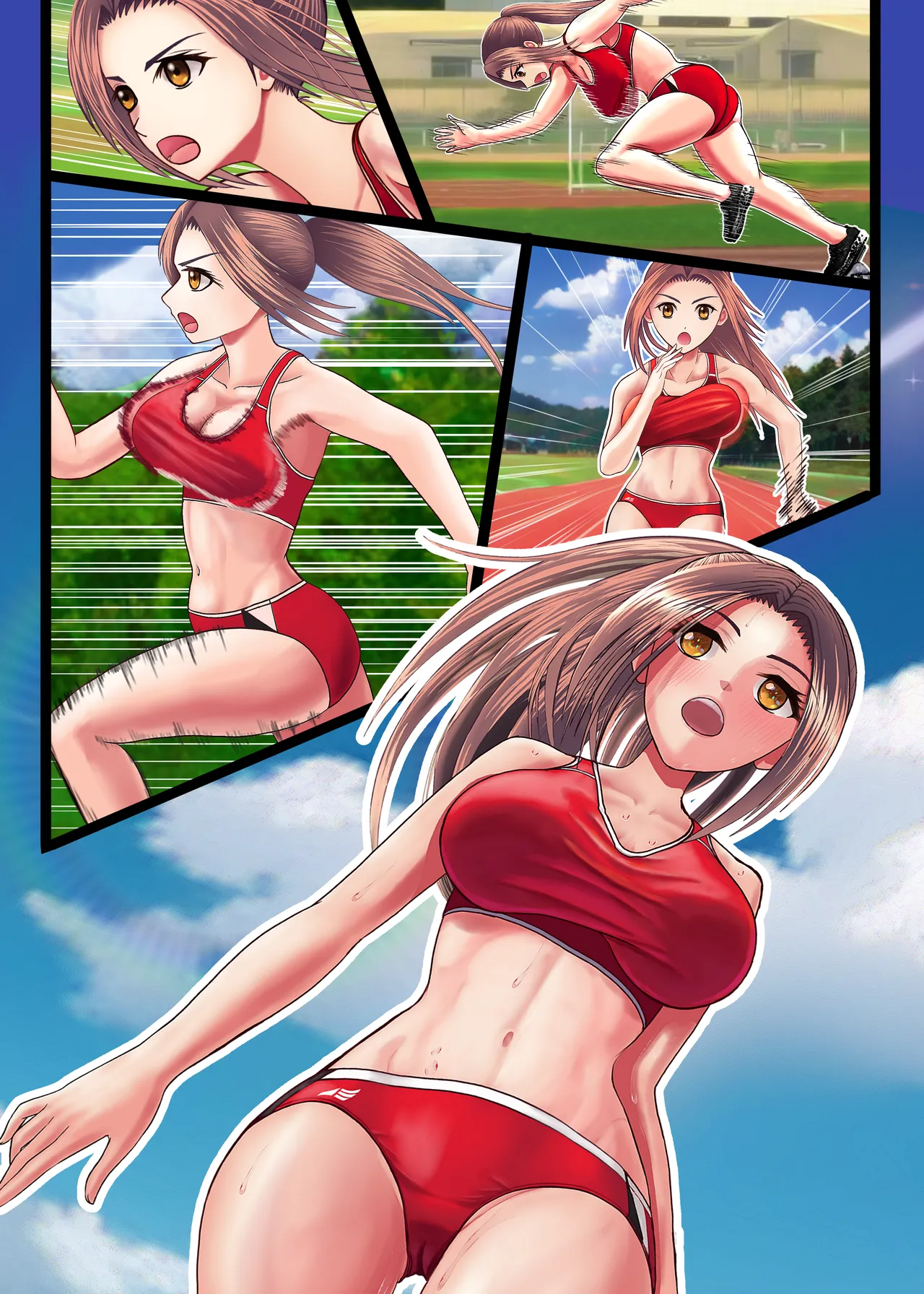 [KumakuraMizu] Watashi o Nurasu, Natsu no Shitsudo to Gouin na Aitsu numero di immagine  57