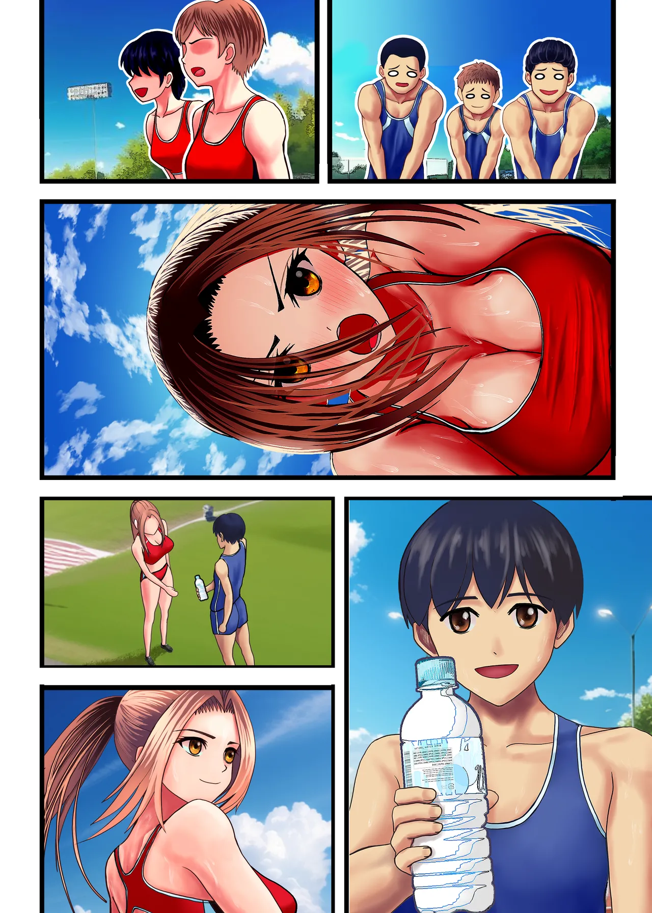 [KumakuraMizu] Watashi o Nurasu, Natsu no Shitsudo to Gouin na Aitsu numero di immagine  58