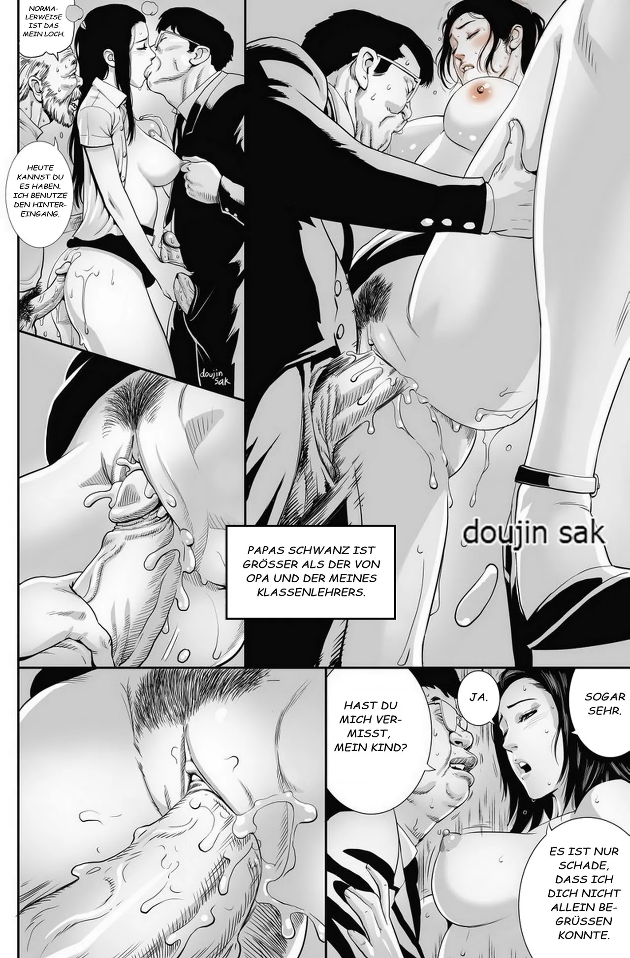 [Doujinsak] โพ่อเลี้ยงกลับมาบ้าน  - Stepfather Come Home [German][Decensored] imagen número 16