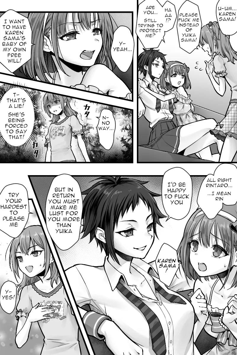 [Chijoku An (Sasanoma Nibi)] Zoku Futanari Chinpo-sama ni Kanraku Shita Kanojo to Mesu Ochi Shita Boku no Monogatari [ENG] Bildnummer 12