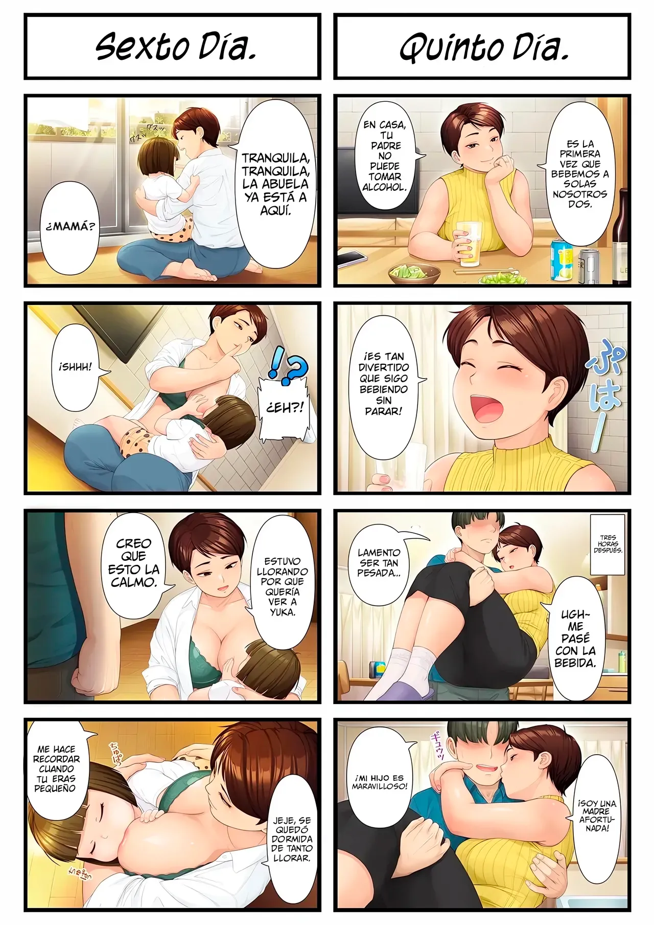 [Heiantei (Frame, Jagaimo)]  Teniendo sexo con mi mamá Después de 8 dias [Spanish] [M Rewrite] [Digital] Bildnummer 5