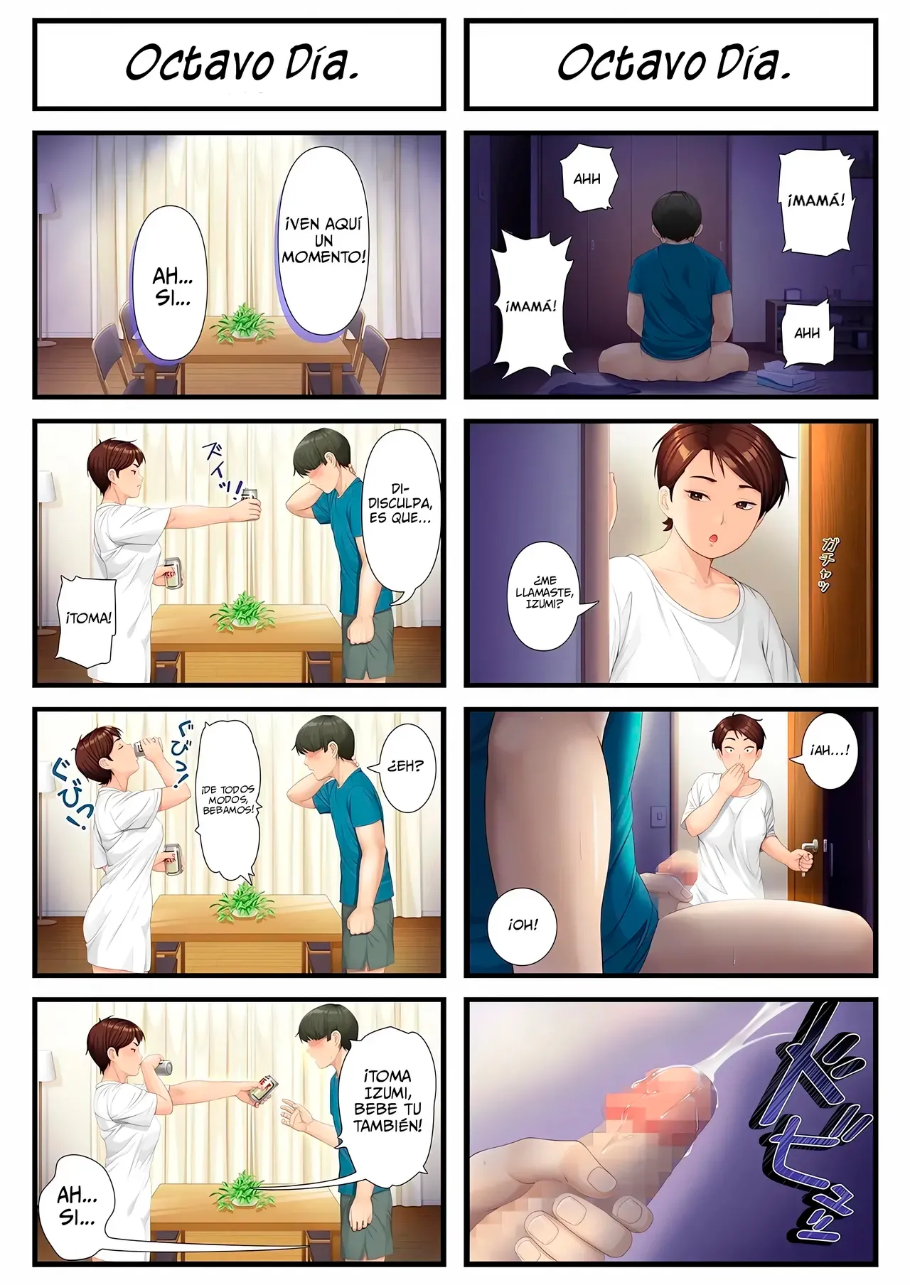 [Heiantei (Frame, Jagaimo)]  Teniendo sexo con mi mamá Después de 8 dias [Spanish] [M Rewrite] [Digital] Bildnummer 7