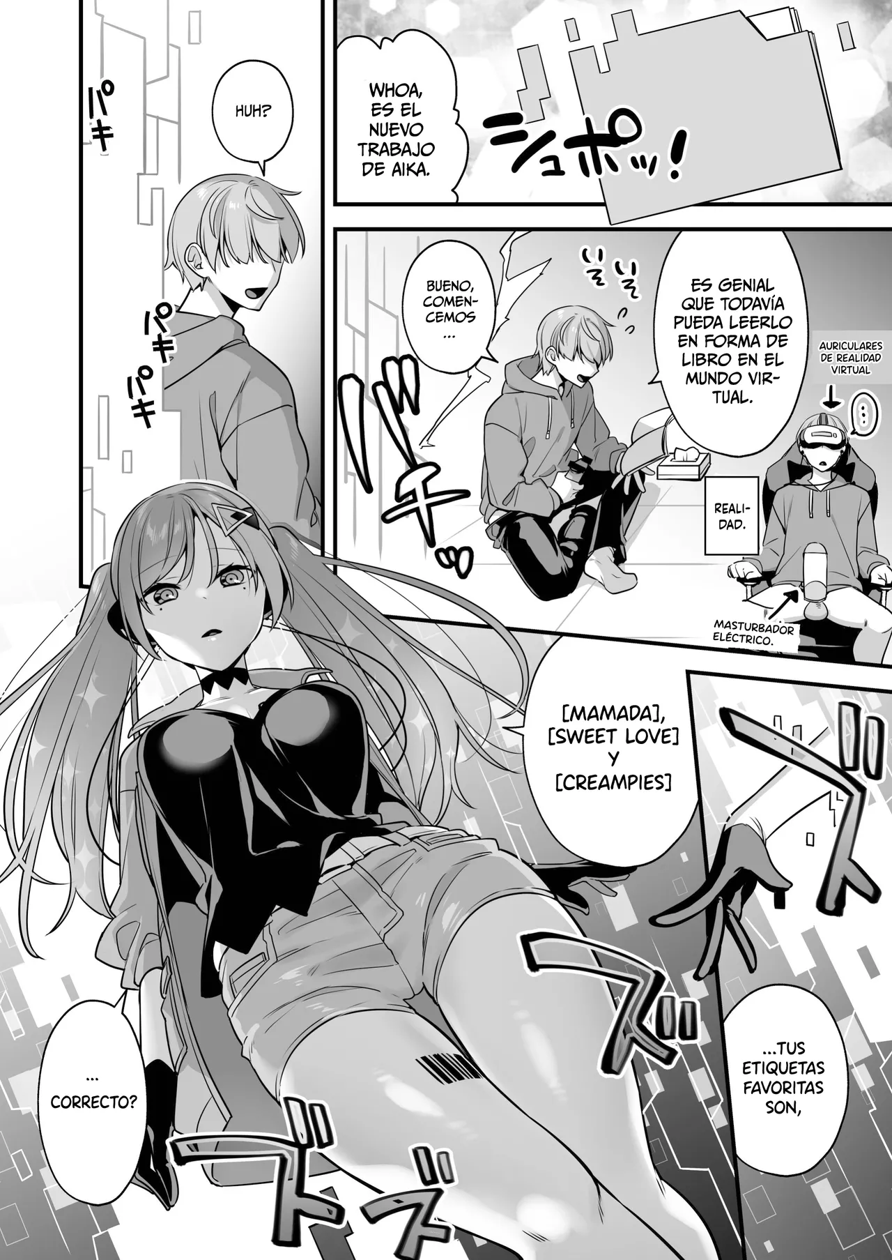 [U-RaL (Yamanashi Yuuya)] Ero Manga AI no Gyakushuu ~Jinrui Wakarase Gyaku Rape~ [Spanish] [MandaloAsiNoma] 8eme image