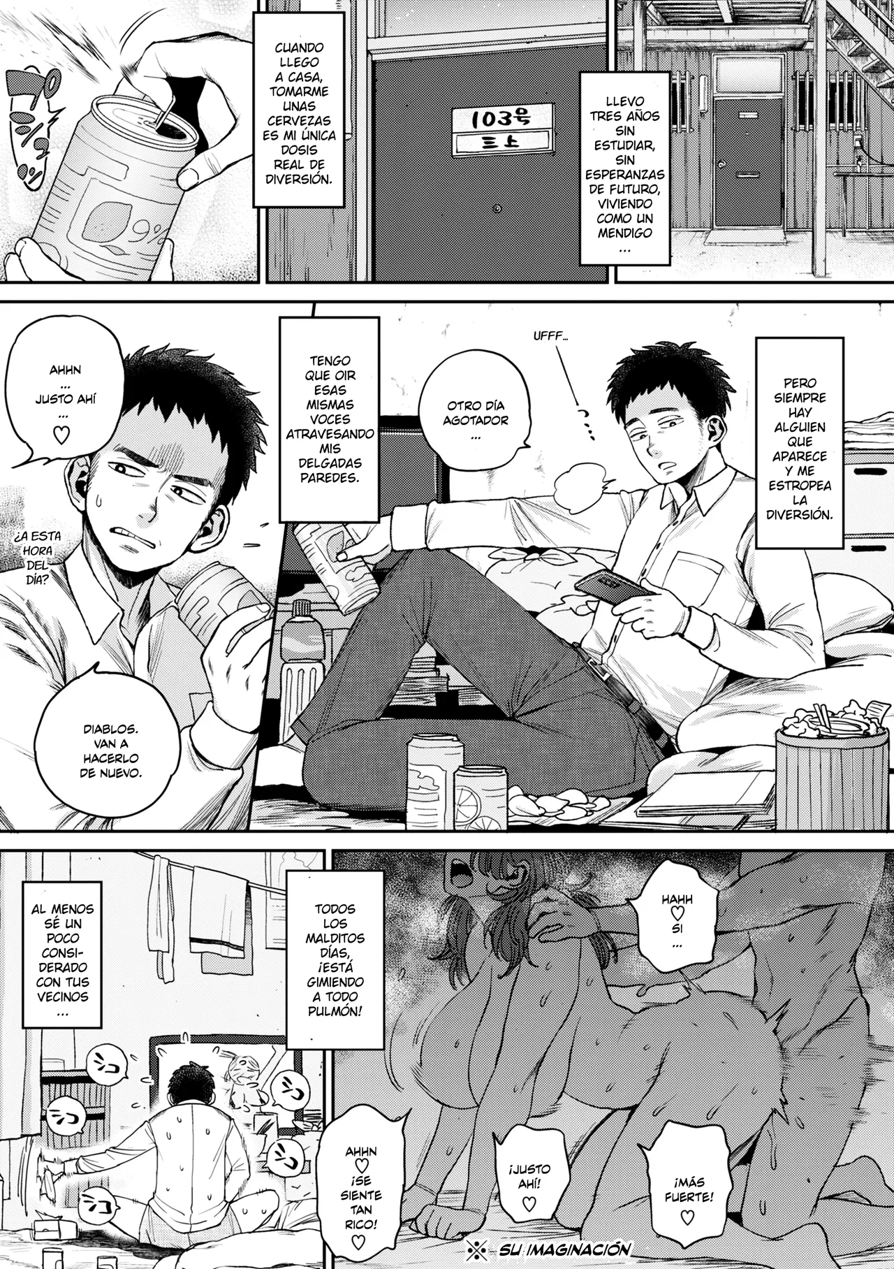 [Muronaga Chaashuu] Deaeta Hito (Hitozuma no Uso wa Sugu Bareru) Ch. 1-4 [Spanish] =EES= [Digital] 图片编号 77