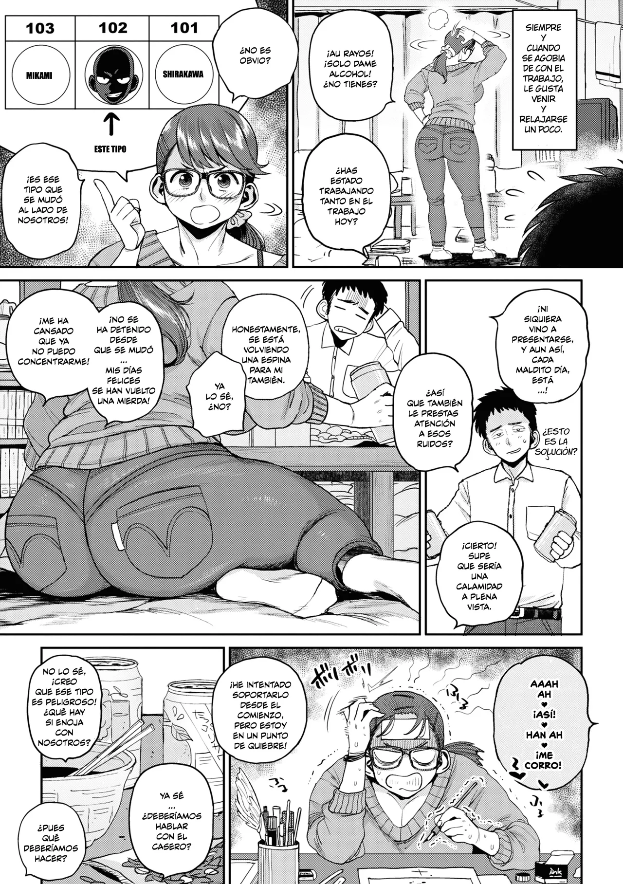 [Muronaga Chaashuu] Deaeta Hito (Hitozuma no Uso wa Sugu Bareru) Ch. 1-4 [Spanish] =EES= [Digital] 图片编号 79