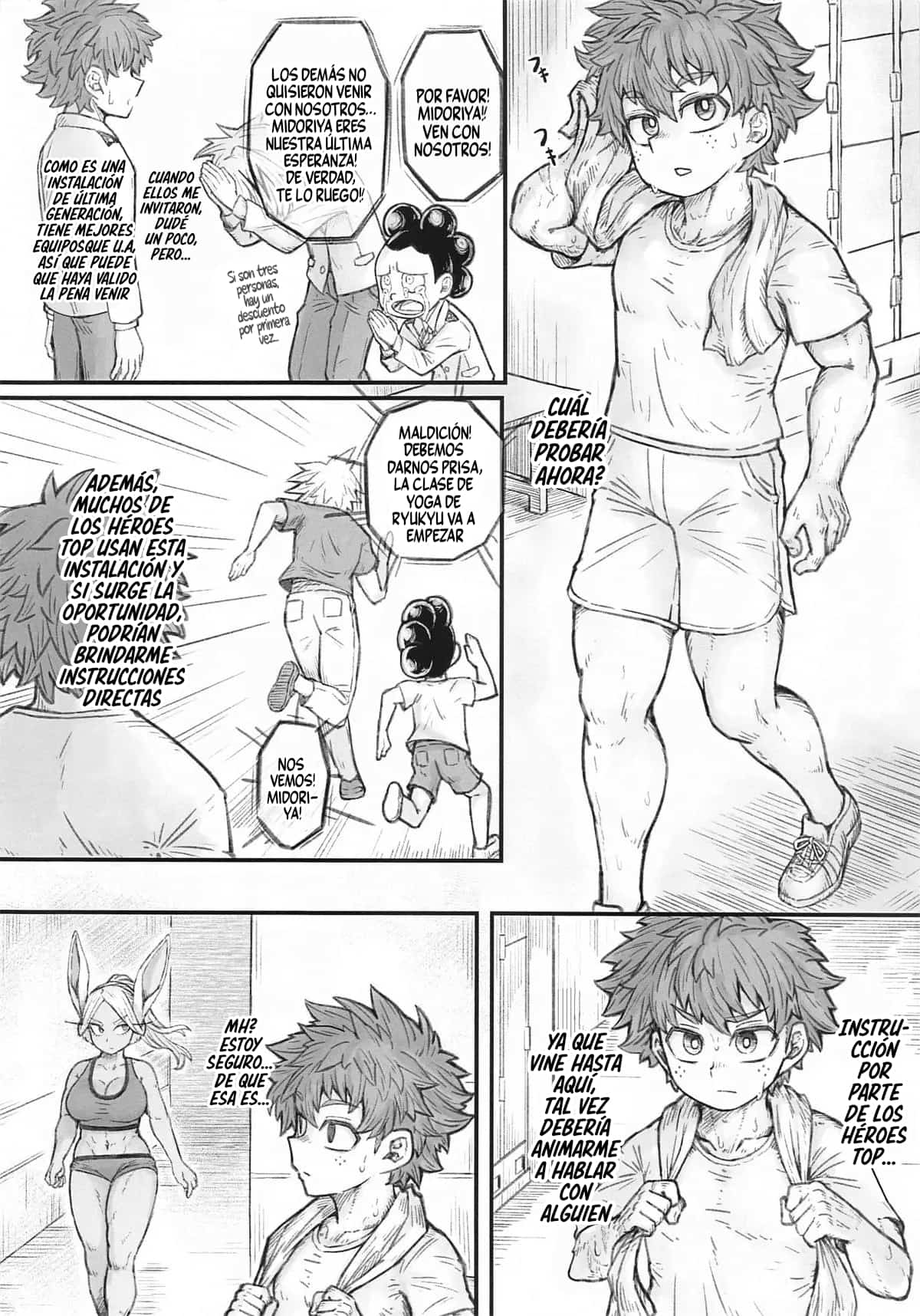 (C104) [Barashio no Kai (saltydanshark)] MIRKO'S ESTRUS MUSCLE TRANING | ENTRENAMIENTO MUSCULAR DE UNA MIRKO EN CELO (Boku no Hero Academia) [Español] [Traducciones Jaguarlo] 图片编号 3