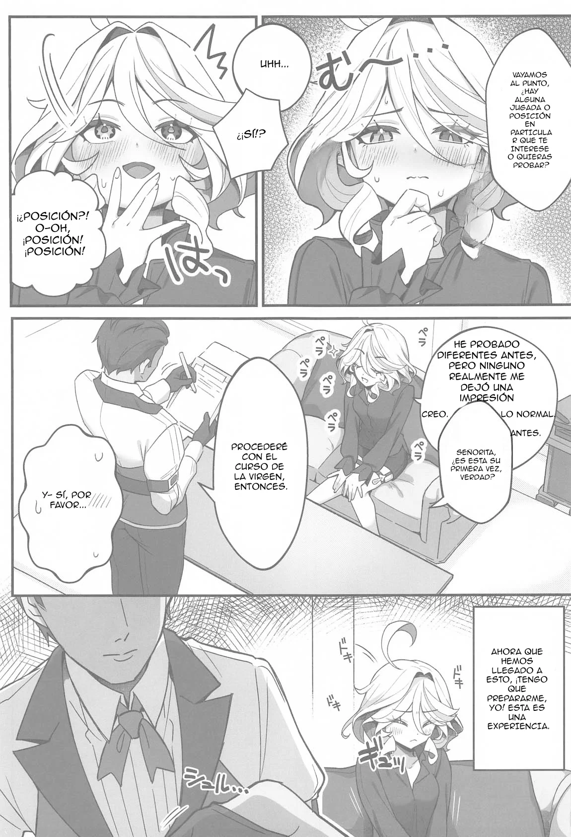 (C105) [piccione!!] Jiyuu no Yorokobi ni Oborete - Ahogándose en los Placeres de la Libertad (Genshin Impact) [Spanish] numero di immagine  7