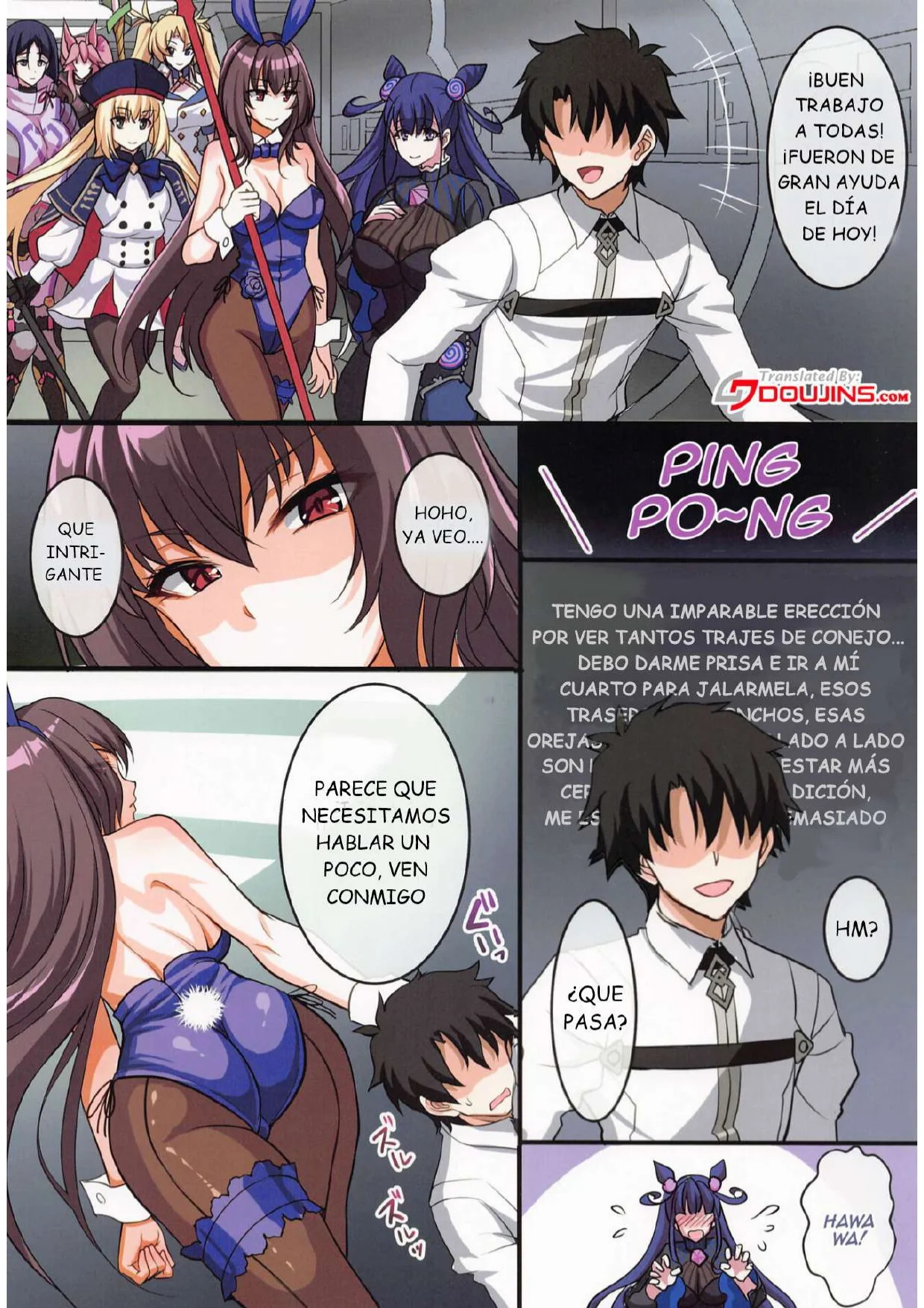 (C100) [Yohsyuan (Son Yohsyu)] Bunny ga Osuki to Kikimashite - Escuchamos que te Gustan las Conejitas. (Fate／Grand Order) [Spanish] [Un Máster de la Costa] [Digital] 画像番号 2