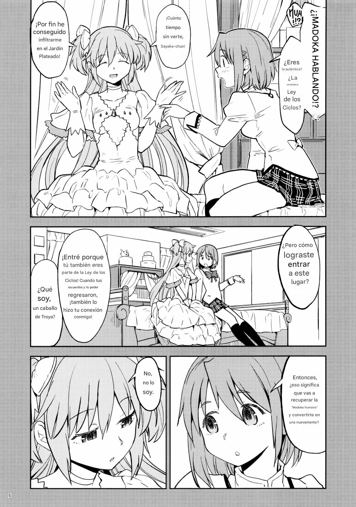 (C90) [Nedaore (Ayane)] Rinshousuru Futari no Madobe (Puella Magi Madoka ☆Magica)(Spanish)(traduccion;CristoferDeLosAndes) numero di immagine  6