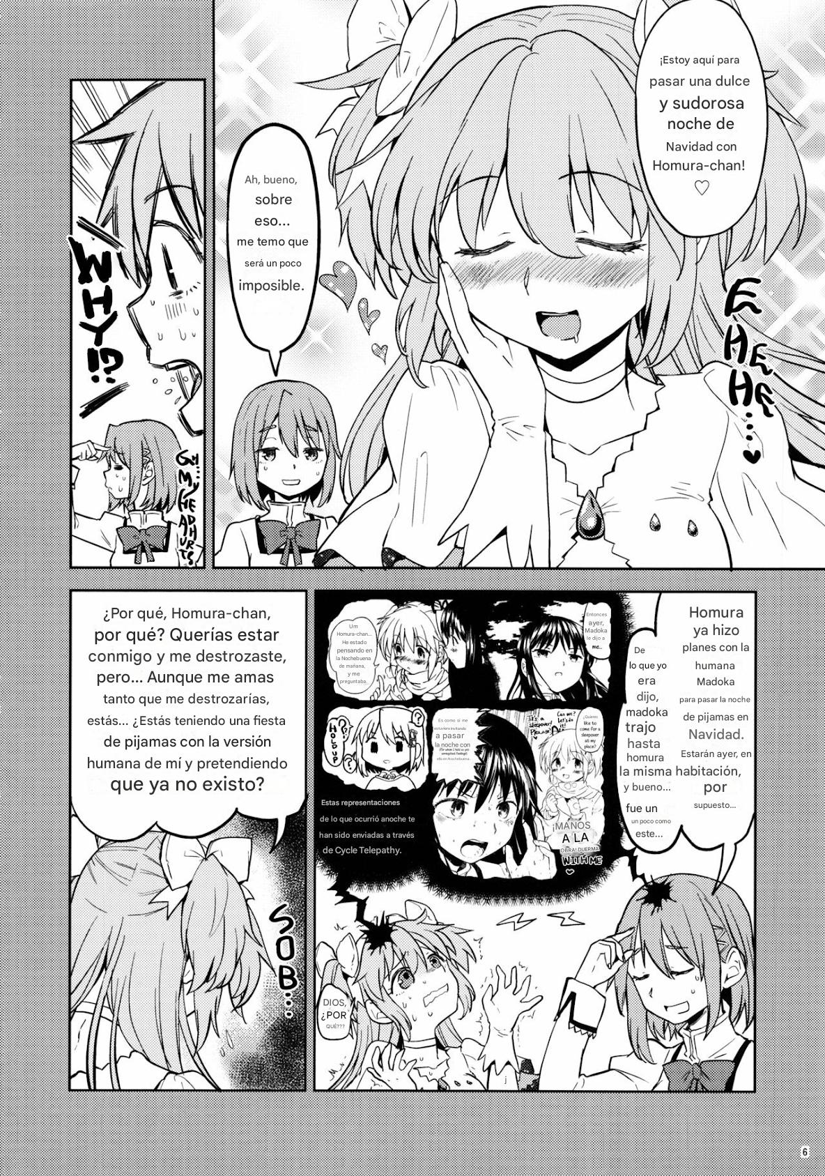 (C90) [Nedaore (Ayane)] Rinshousuru Futari no Madobe (Puella Magi Madoka ☆Magica)(Spanish)(traduccion;CristoferDeLosAndes) numero di immagine  7