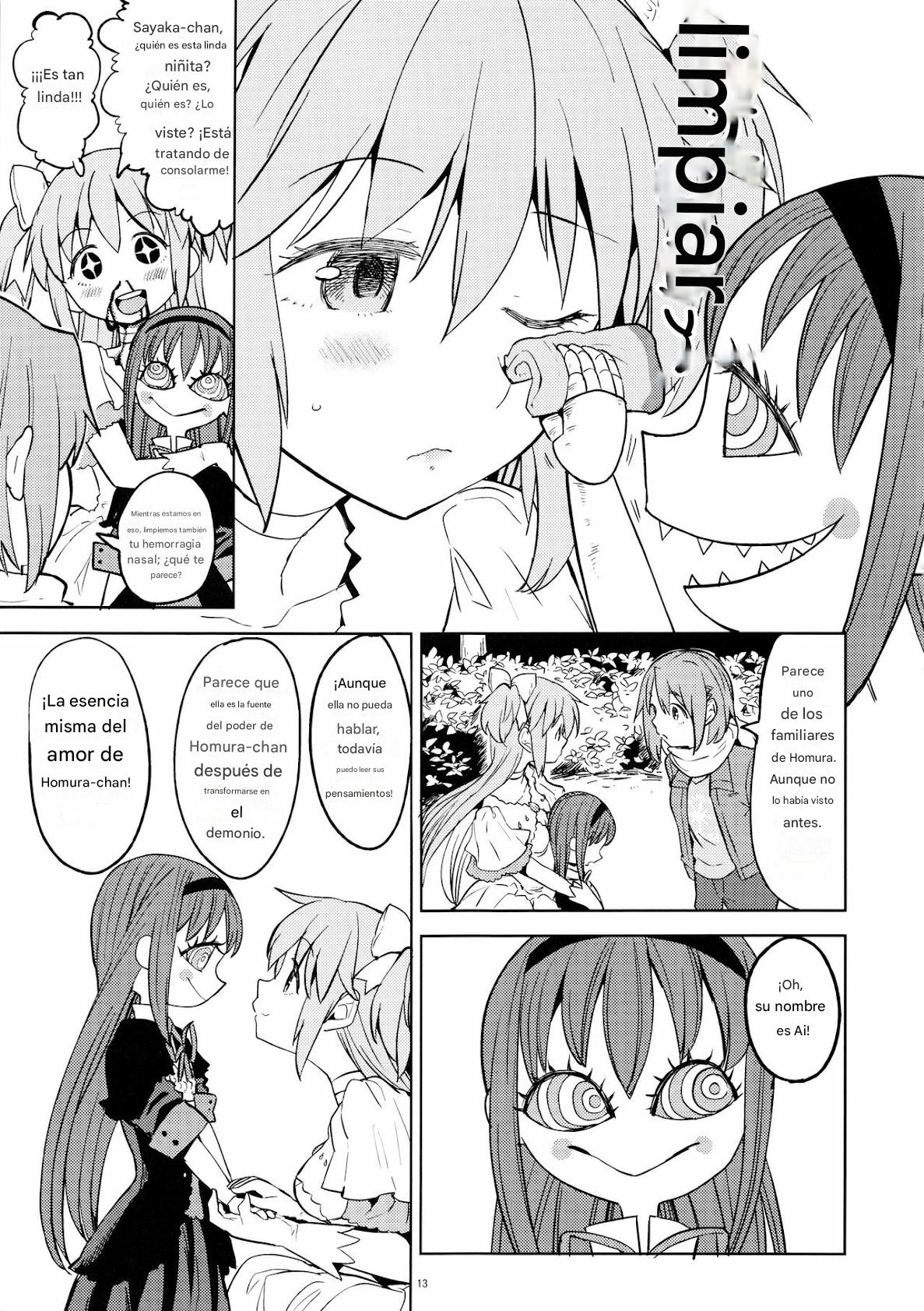 (C90) [Nedaore (Ayane)] Rinshousuru Futari no Madobe (Puella Magi Madoka ☆Magica)(Spanish)(traduccion;CristoferDeLosAndes) numero di immagine  14