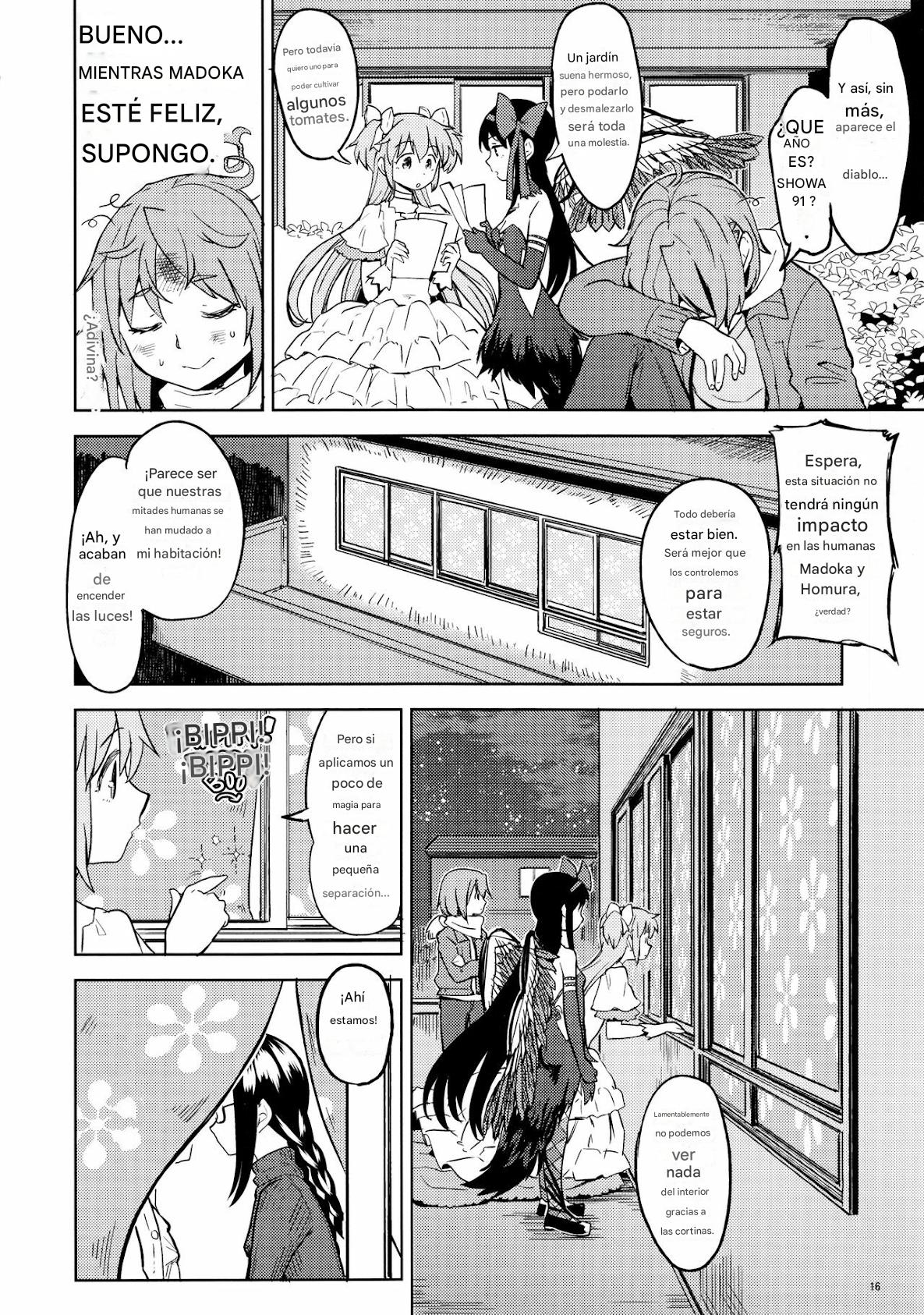 (C90) [Nedaore (Ayane)] Rinshousuru Futari no Madobe (Puella Magi Madoka ☆Magica)(Spanish)(traduccion;CristoferDeLosAndes) numero di immagine  17