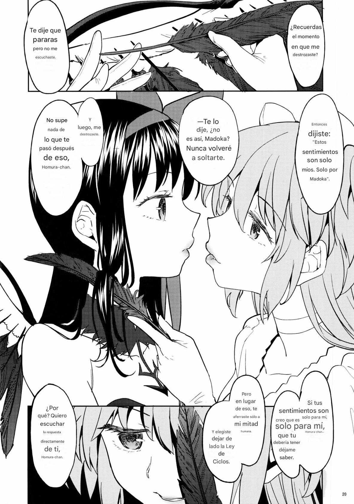 (C90) [Nedaore (Ayane)] Rinshousuru Futari no Madobe (Puella Magi Madoka ☆Magica)(Spanish)(traduccion;CristoferDeLosAndes) numero di immagine  21