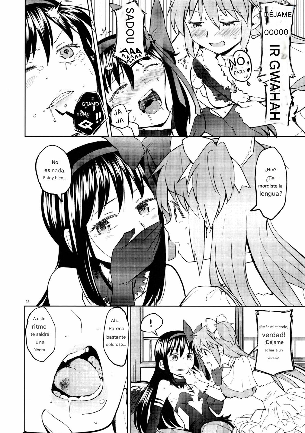 (C90) [Nedaore (Ayane)] Rinshousuru Futari no Madobe (Puella Magi Madoka ☆Magica)(Spanish)(traduccion;CristoferDeLosAndes) numero di immagine  23