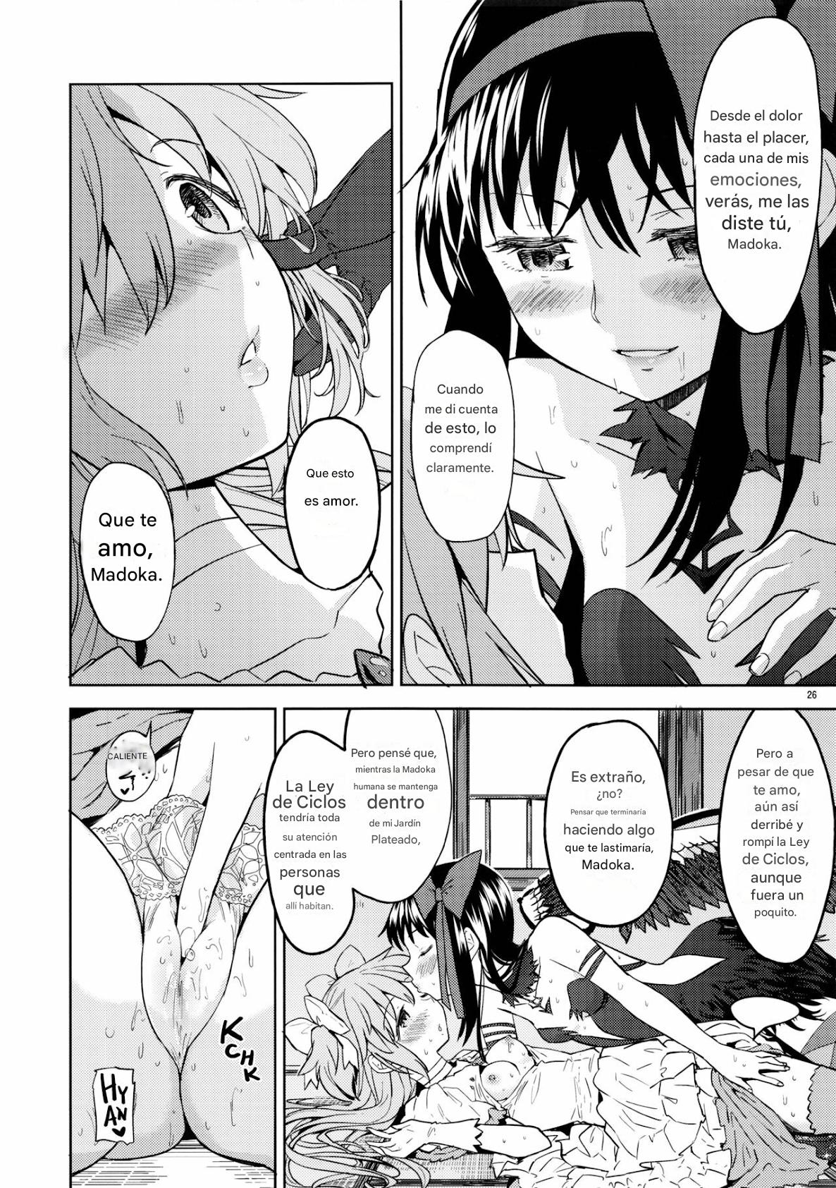 (C90) [Nedaore (Ayane)] Rinshousuru Futari no Madobe (Puella Magi Madoka ☆Magica)(Spanish)(traduccion;CristoferDeLosAndes) numero di immagine  27