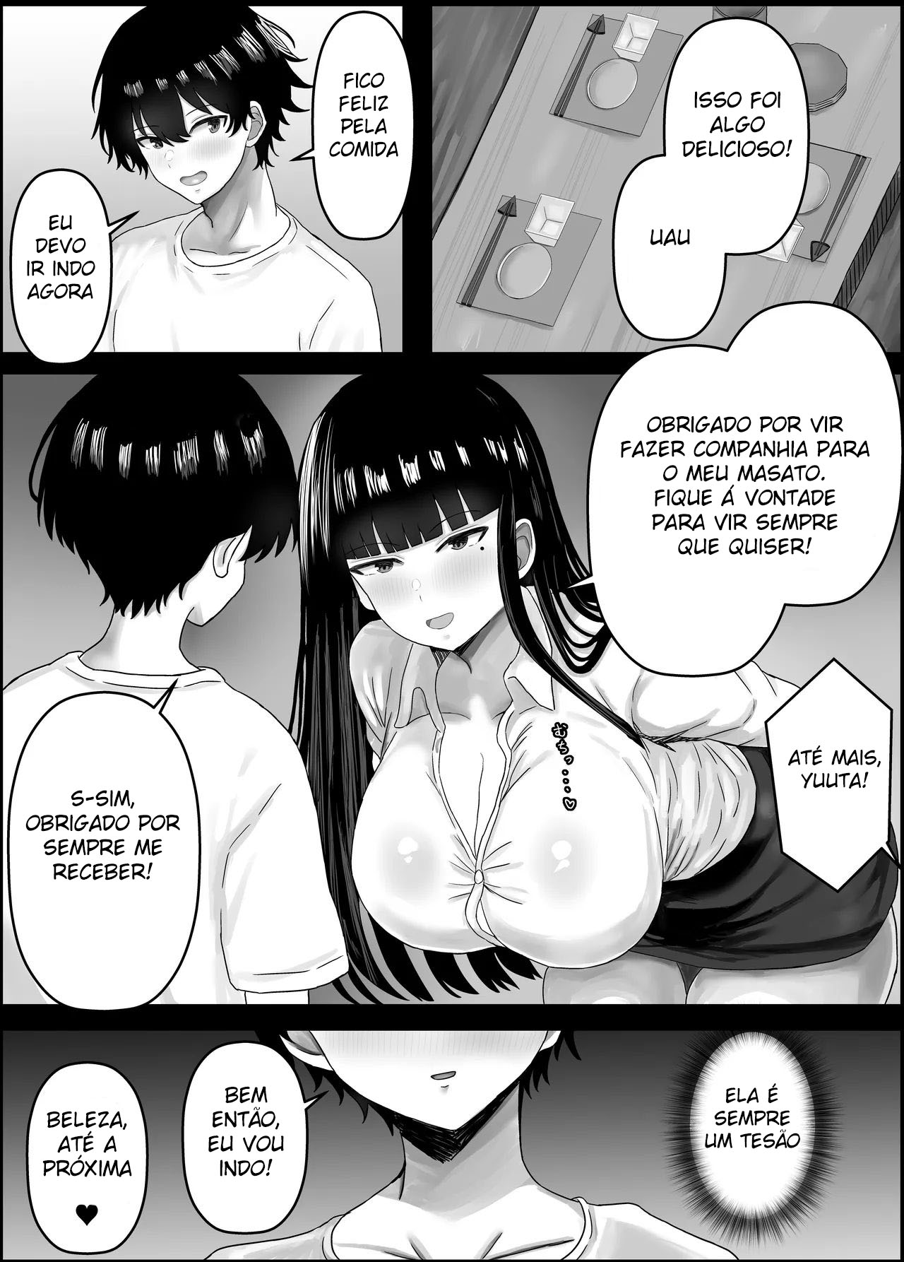 [Hagure Moguri] Boku to Shinyuu no Okaa-san [Portuguese-BR] 画像番号 5